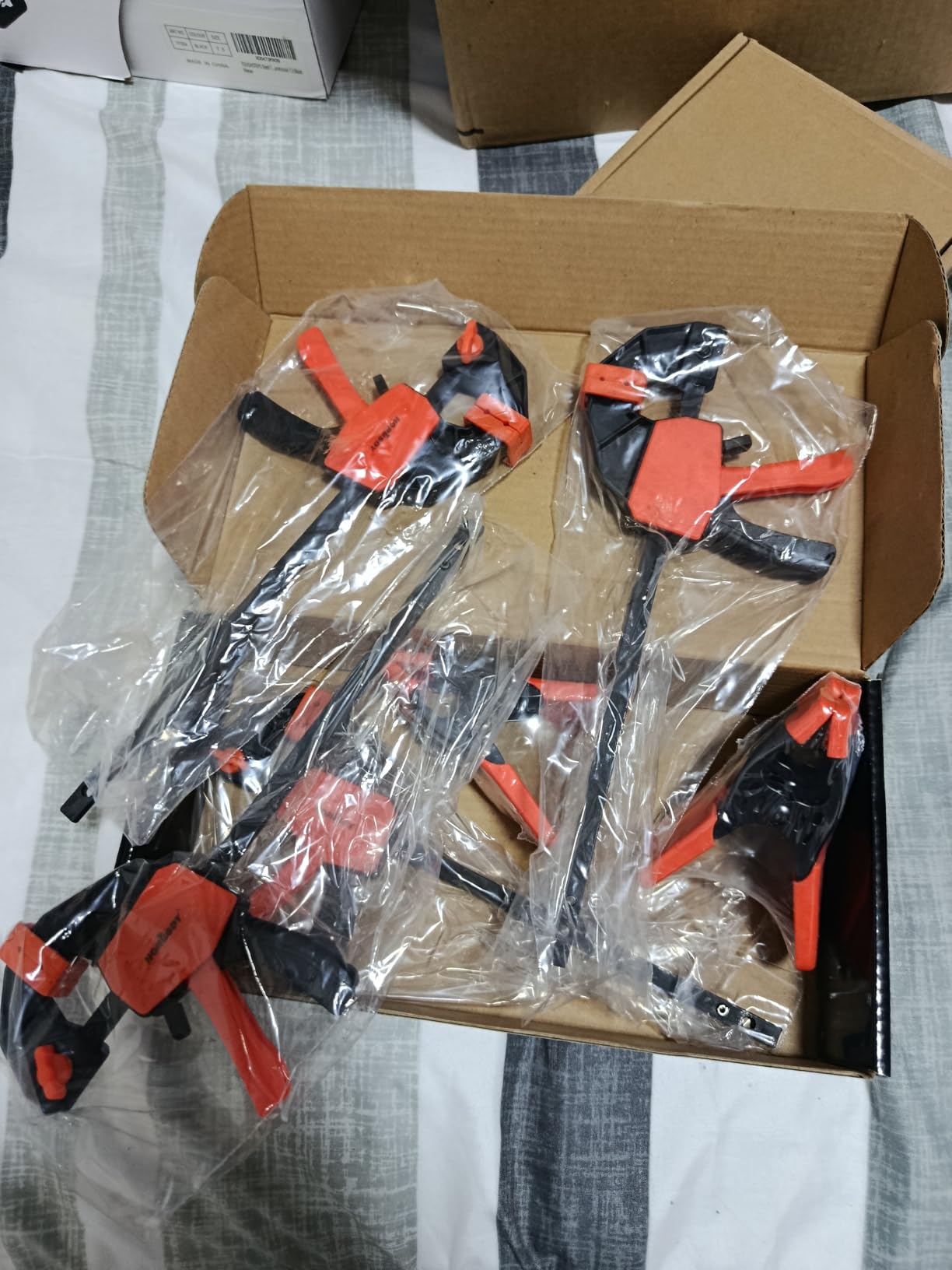 HORUSDY 8-Pack Bar Clamp Set, Spring Clamp for Woodworking - 4 Pieces 6