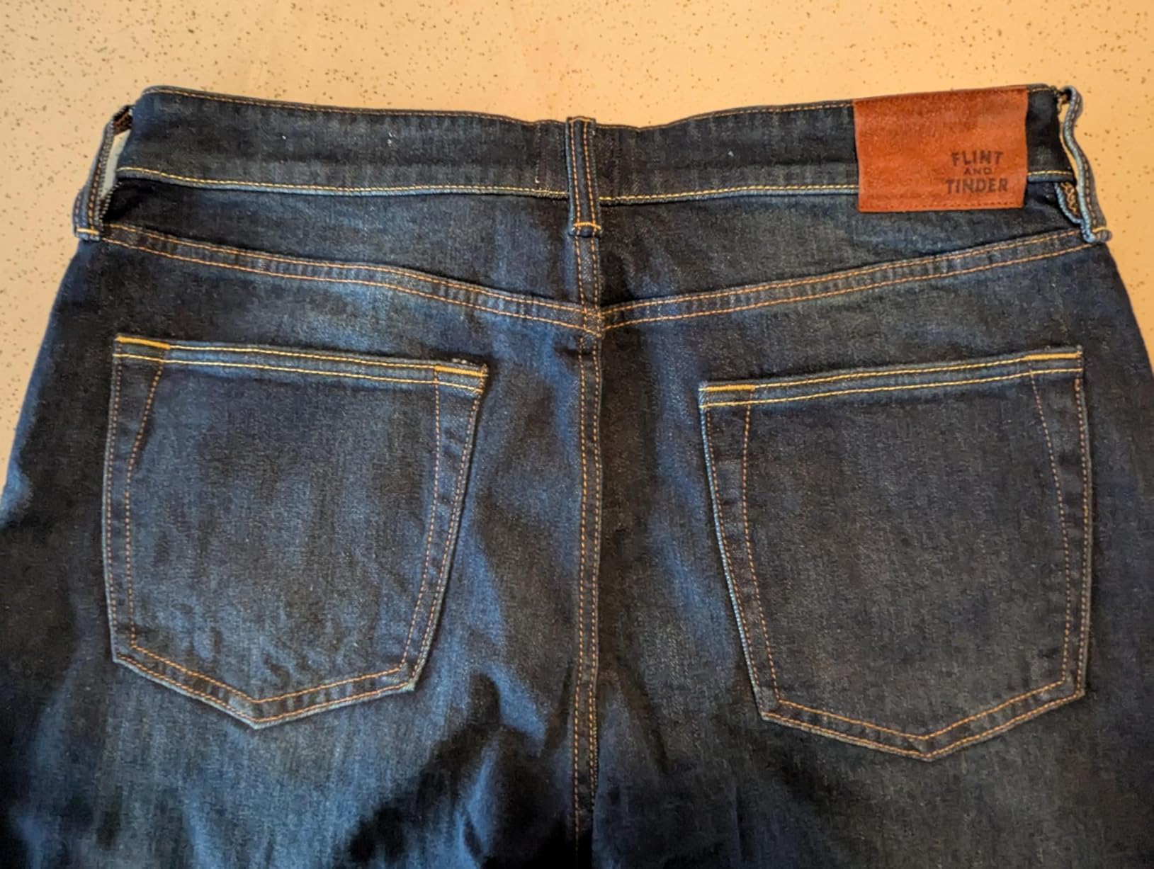 Huckberry Stretch Selvedge Denim Jeans for Men - 11.7 oz Mens Jeans with 1% Stretch, Copper Rivets customer photo 1