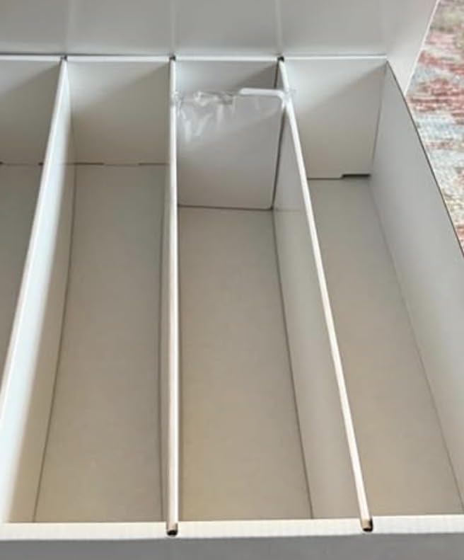 Trading Card Storage Box, 3200 Count Cardboard Storage Box with Divider for Sports, TCG and MTG Cards (1 Pack) customer photo 1