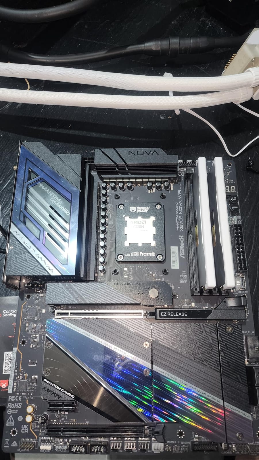 ASRock Phantom Gaming X870E Nova WiFi Socket AM5 AMD Ryzen X870 DDR5 DIMMs 8200 MHz 256 GB ATX Motherboard USB4 customer photo 2