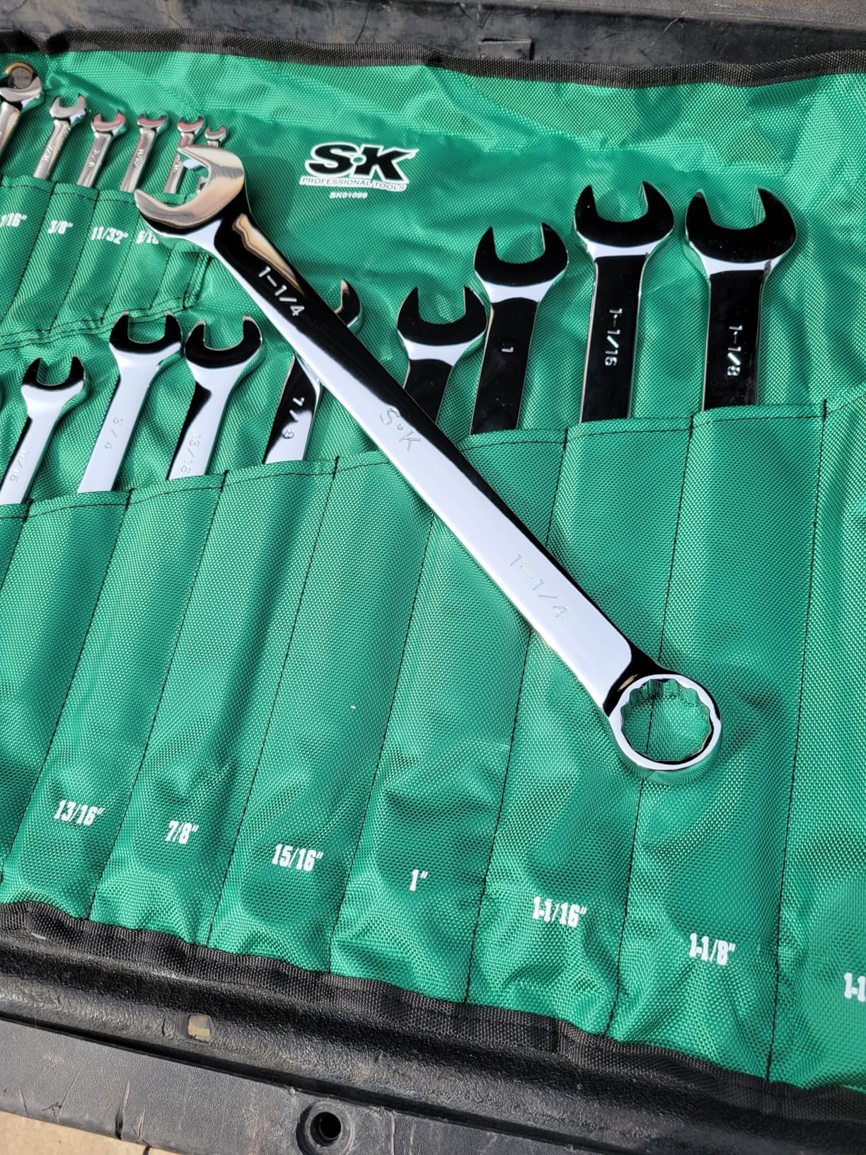SK Combination Wrench Set, SAE 1/4
