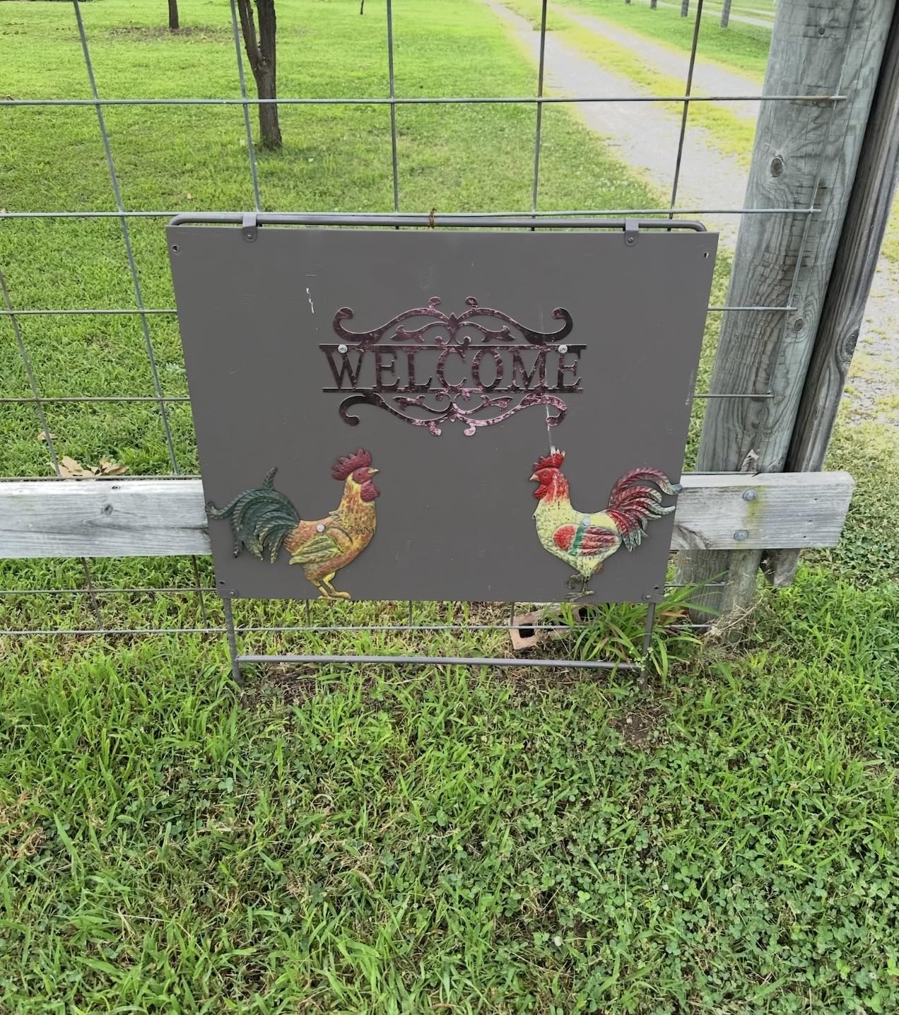 AHYS Metal Welcome Sign for Front Door Front Porch Black Welcome Door Sign for Indoor Outdoor Wall Decor customer photo 2