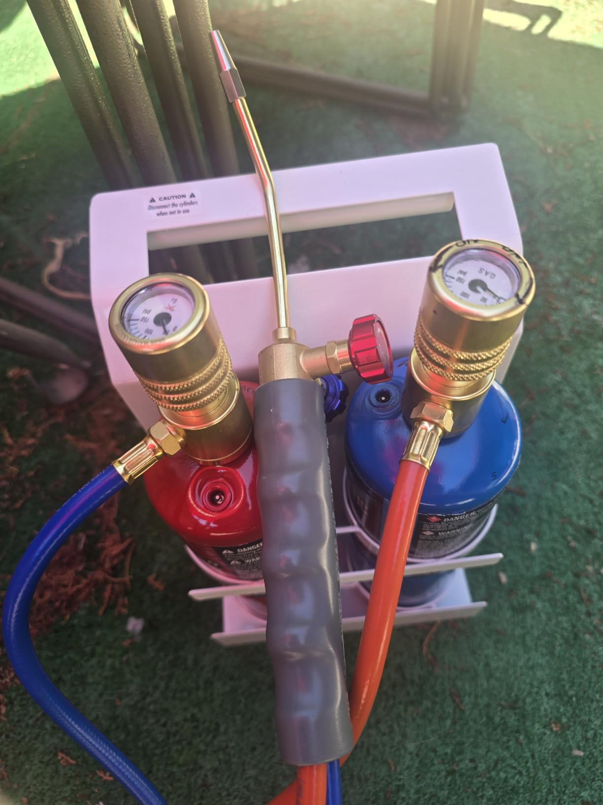 Update Oxygen MAPP Torch Kit, Oxypropane Welding Gas Cutting Torch Kit customer photo 1