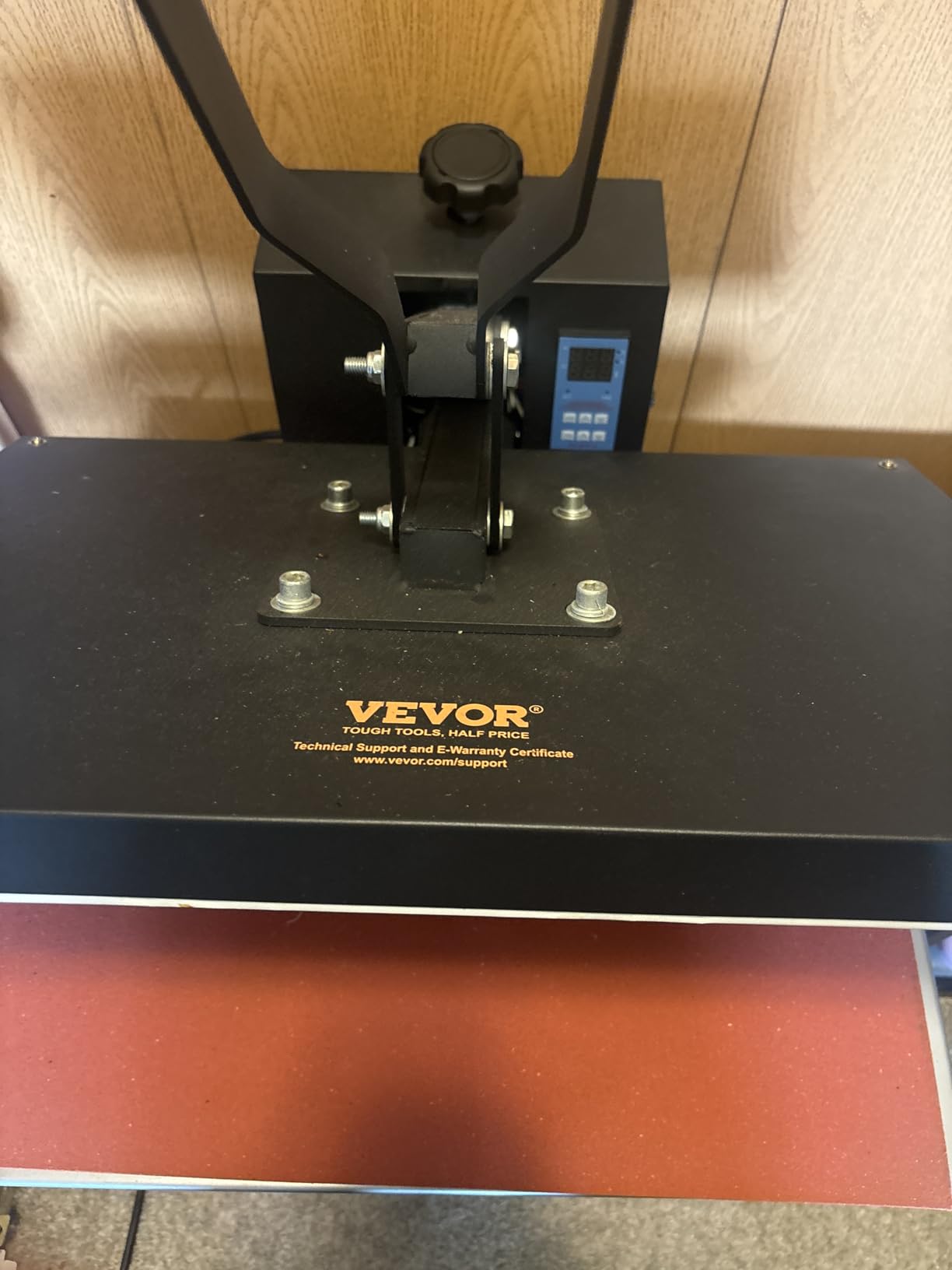 VEVOR Heat Press Machine 16 x 24 Inch 1700W Power Clamshell Heat Press Black | Fast Even Heating, High Pressure, for T-Shirt, Digital Industrial Sublimation Printer for Heat Transfer Vinyl, Easy to Use customer photo 2