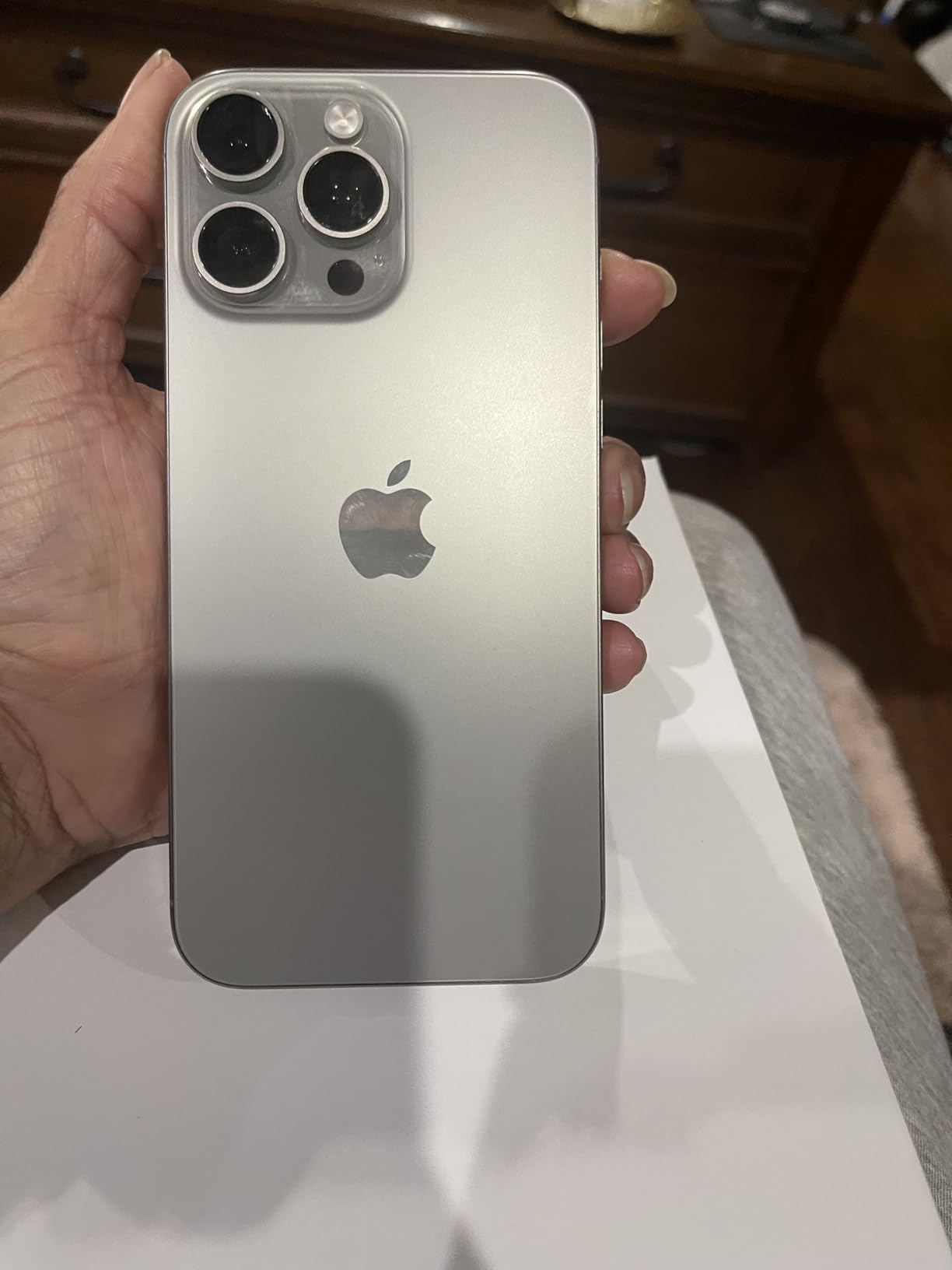 Apple iPhone 16 Pro Max, 256GB, Natural Titanium - Unlocked (Renewed) customer photo 2