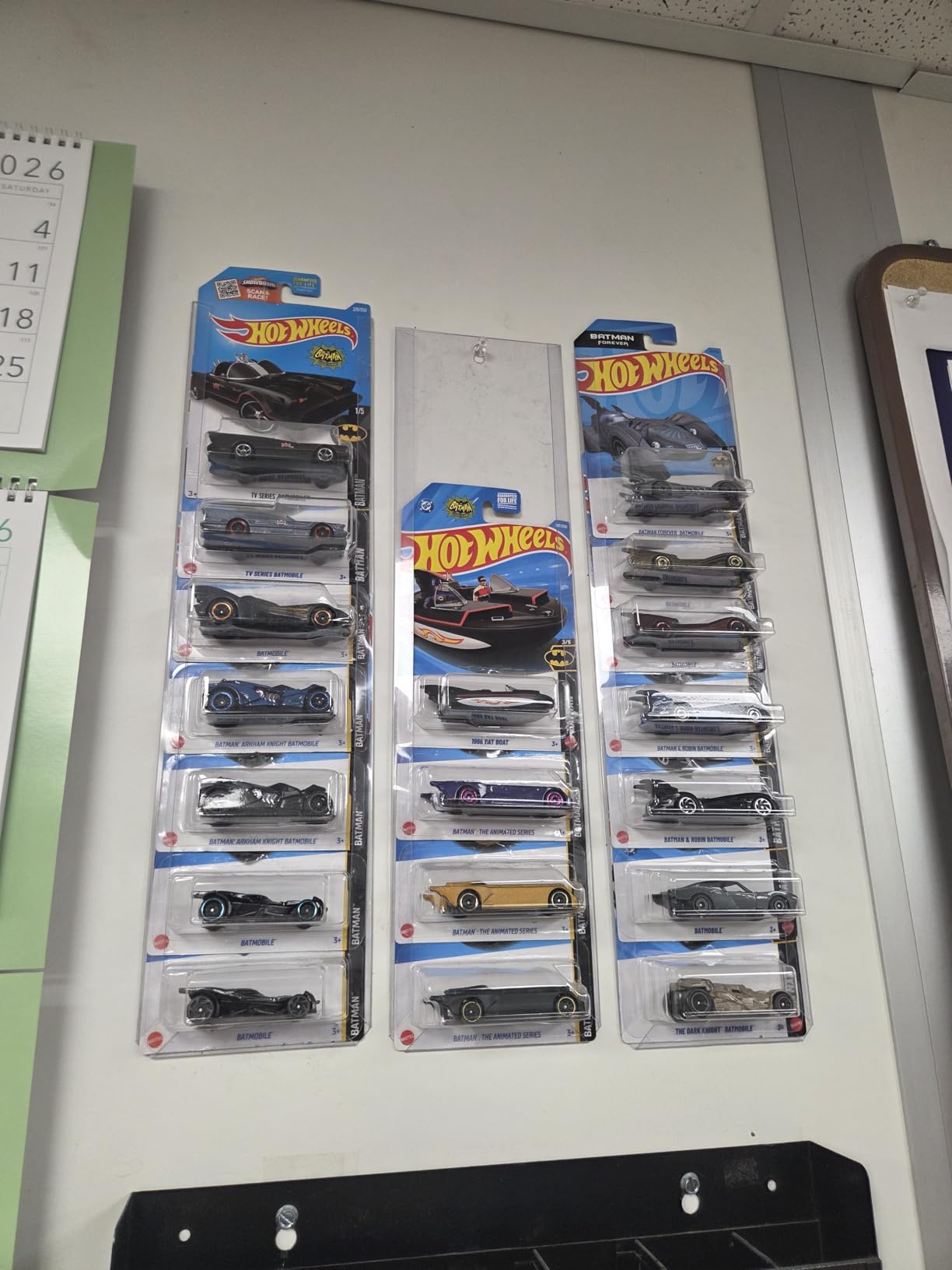 5 Pcs Diecast Display Case for Hot-Wheels Match-Box, Toy Car Storage Organizer, Compatible with Hot-Wheels Match-Box Packaged Cars, Packaged Cars Display Wall Mount (5pcs) customer photo 2