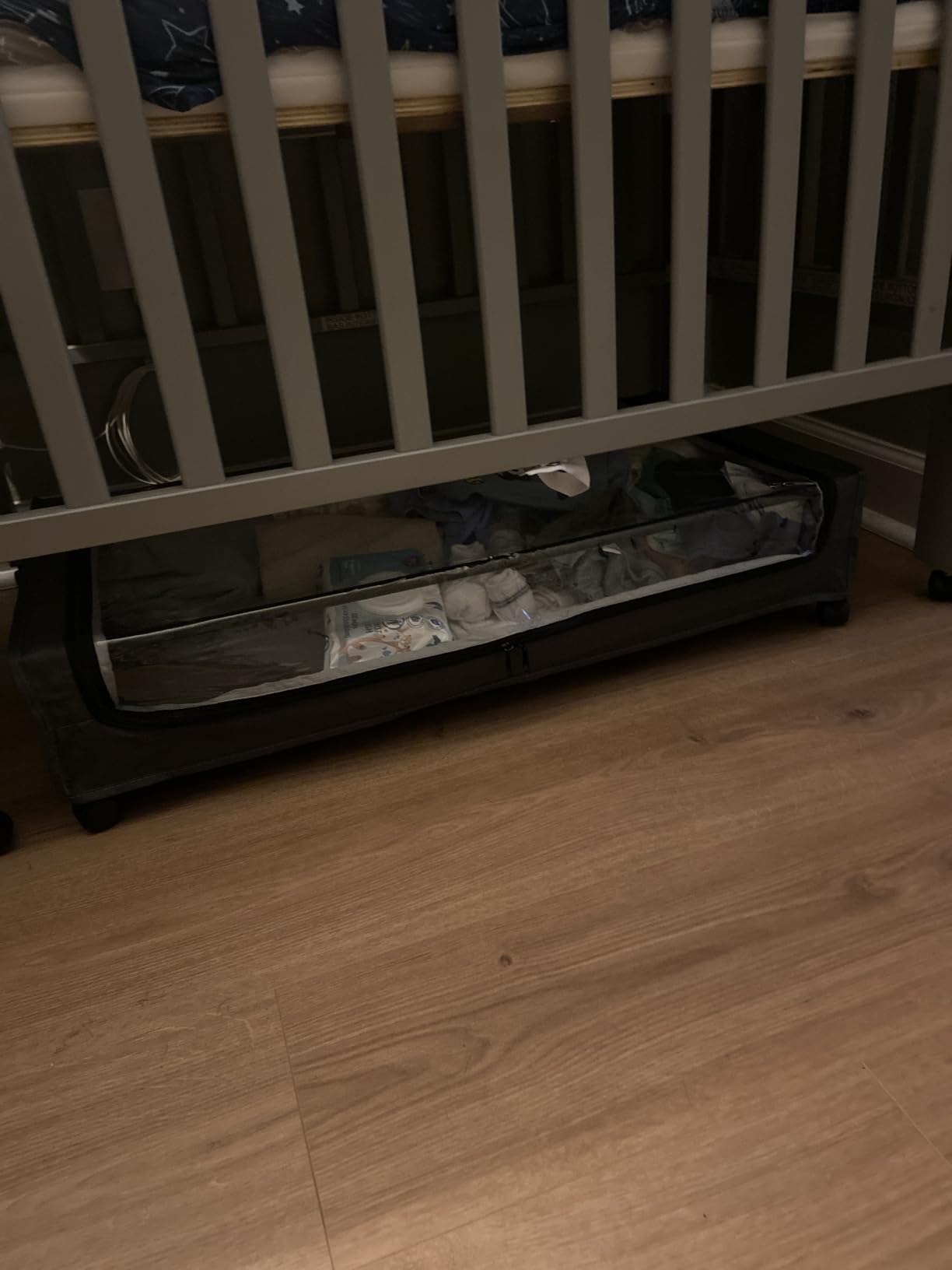 SpaceHacks Under Bed Storage with Wheels 2Pack Storage Containers with Clear Window & Label Under Bed Drawers Rolling Under Bed Storage for Clothes, Shoes, Blankets (30.71 x 16.93 x 6.69 in, Dark Grey) customer photo 2