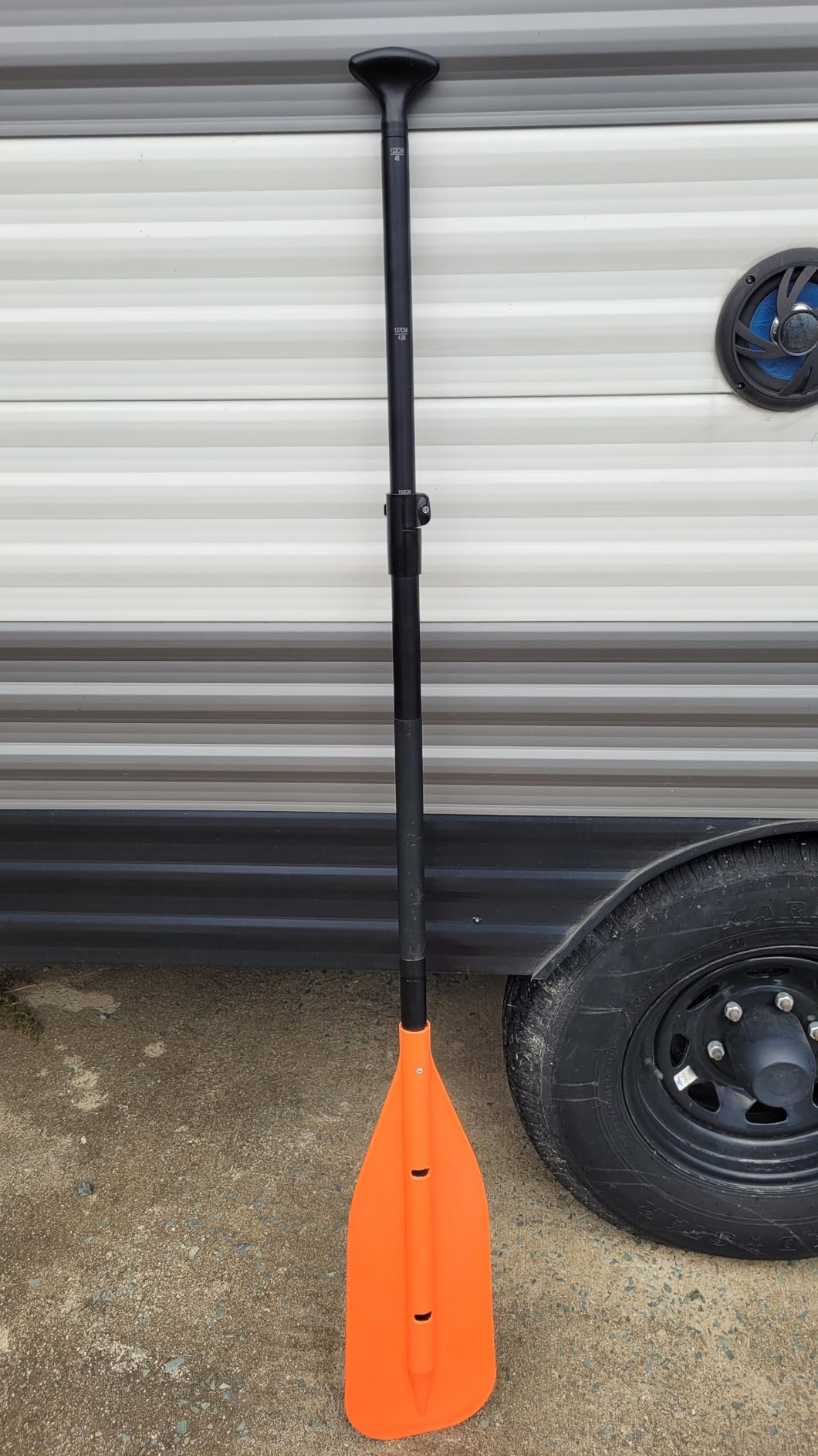 Adjustable Canoe Paddle, Collapsible Boat Paddle, 4-5 FT | Aluminum Shaft and Enhanced PP Blade, Portable and Durable, Suitable for Canoe, Boat, Raft, 3-Piece customer photo 2