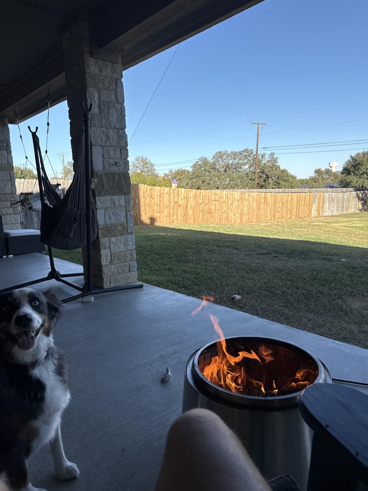 East Oak Fuoco 7 Inch Tabletop Smokeless Fire Pit, 3-in-1 Ash Pan Portable Wood & Pellet Tabletop Firepit, Easy Clean Up, Stainless Steel Mini Fire Pit for Outside, Backyard, Patio, Camping & Deck customer photo 2