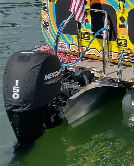 MERCURY Marine Vented Outboard Engine Splash Cover, Black or White, 40-600hp customer photo 1
