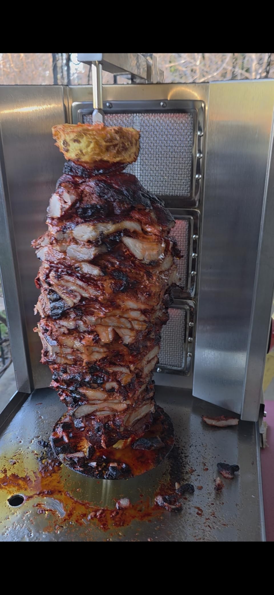 3 Burners Shawarma Grill Machine Commercial Vertical Rotisserie Grill Gyro Meat Doner Kebab Machine for Kitchen Restaurant customer photo 2