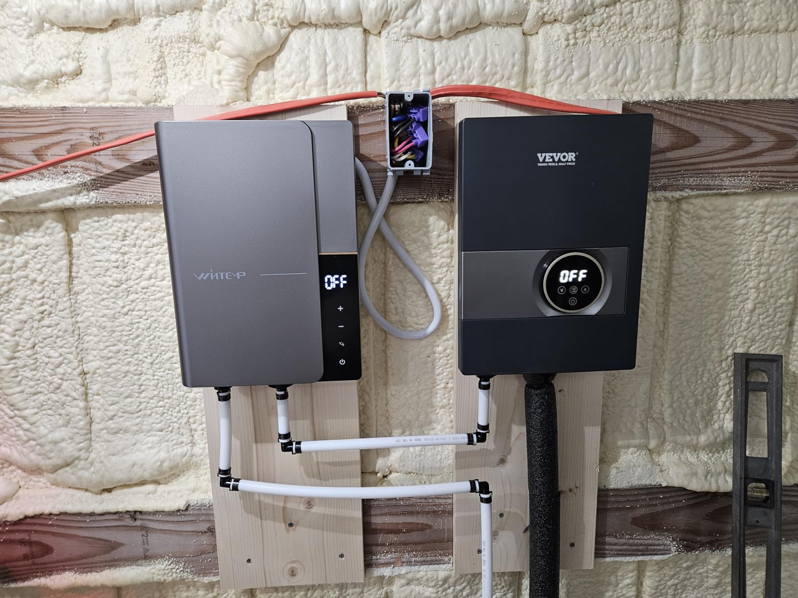 11kW Electric Tankless Water Heater 240V On Demand Hot Water | Up to 2.6 GPM Instant Hot Water, Compact, Energy Efficient & ETL Certified, Idea for 1 Shower&Sink Use customer photo 2