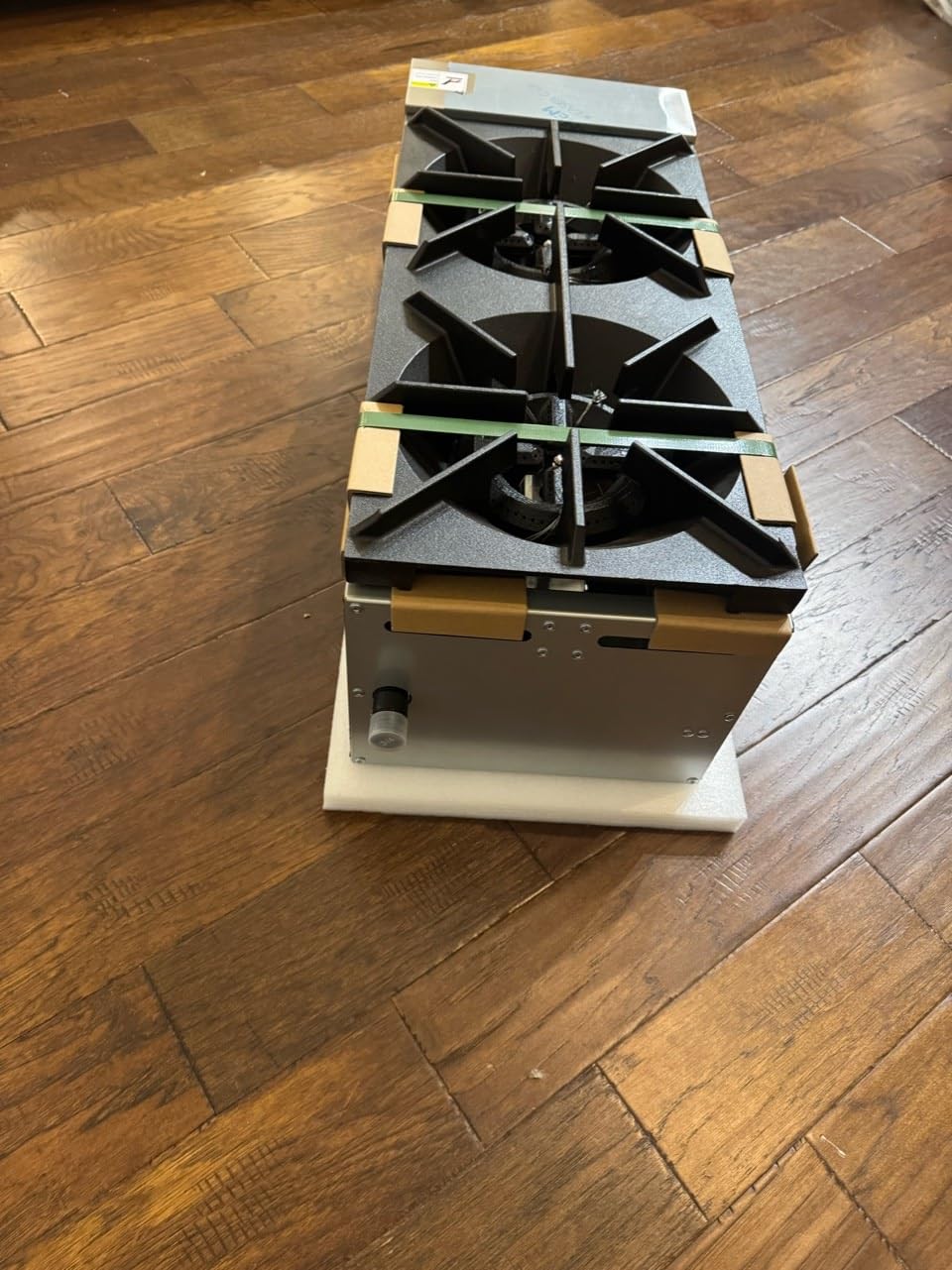 VEVOR Commercial Gas Stove with 2 Burners, Propane and Natural Gas Countertop Cooking Stove Range, Stainless Steel Gas Hot Plate, Commercial Cooking Equipment for Restaurant, 56,000 BTU customer photo 1
