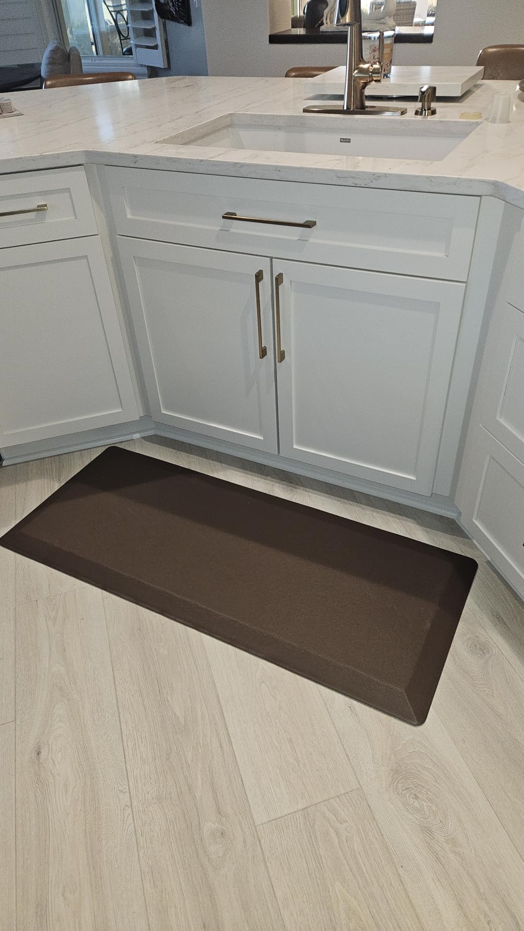 Tyrot Extra Thick Anti Fatigue Mat for Kitchen Floor, 20x32, Black | 9/10 Inch Thick, Cushioned Standing Desk Mat, Memory Foam Ergonomic customer photo 1