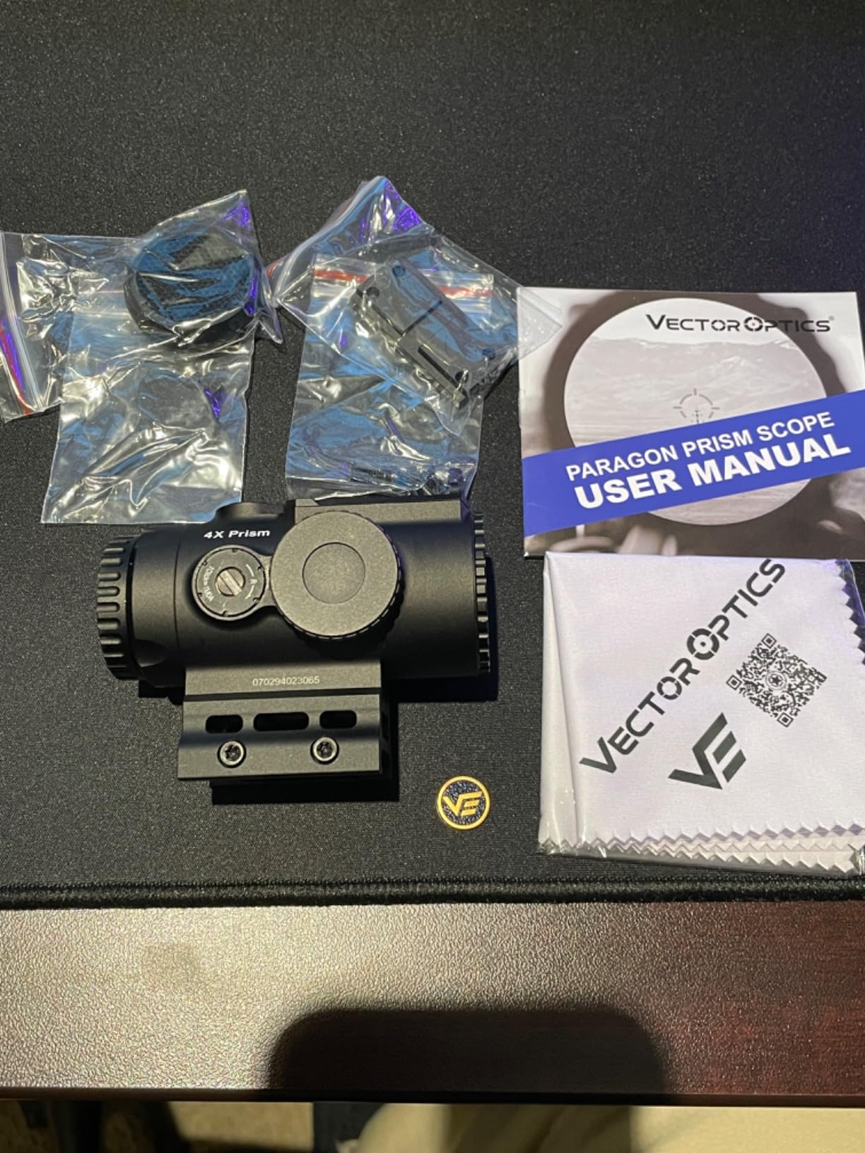 Vector Optics Paragon 4x24 Mini Prism Sight BDC Reticle Riflescope CQB Sight Tactical Rifle Scope Fast Shooting Fits for AR15 AR 15 M4 .223 5.56 Top Footprint for Red Dot, SCPS-M04 customer photo 1