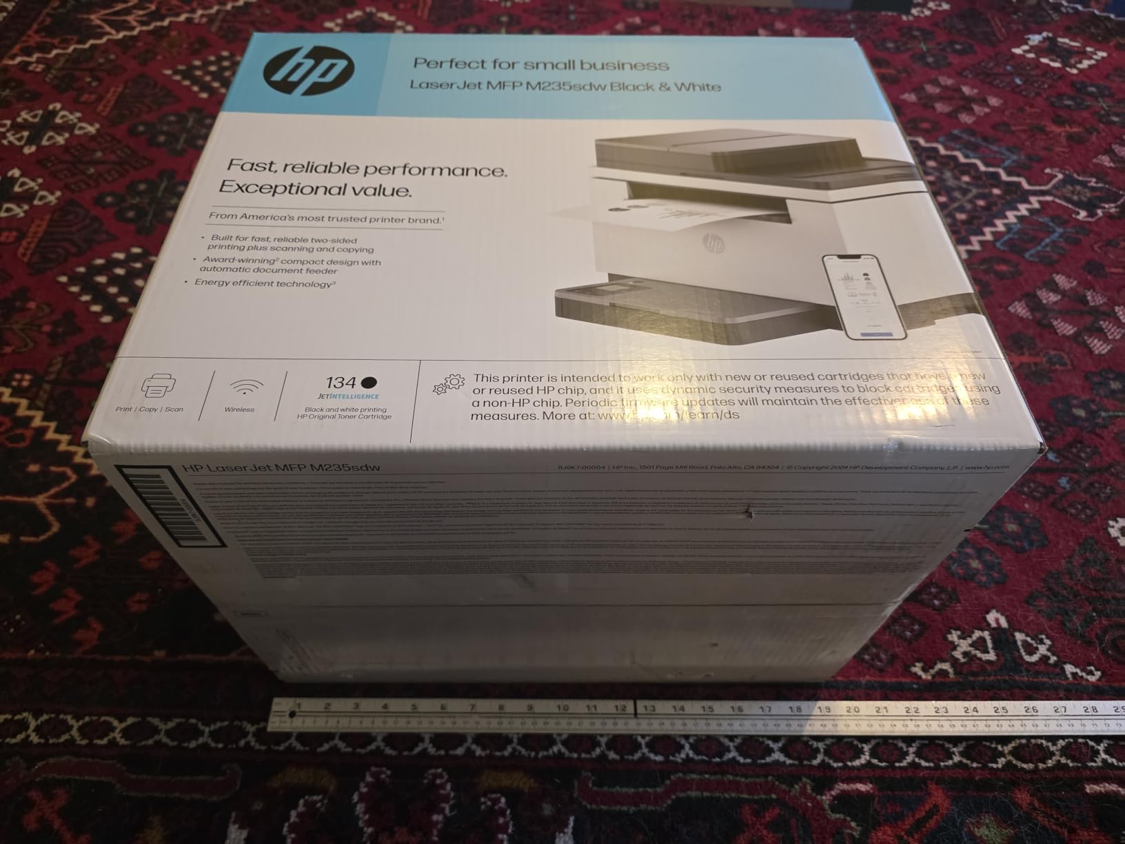 HP LaserJet MFP M235sdw All-in-One Laser Wireless Printer, Scan/Copy, Black & White, Duplex, Best-for-Office customer photo 2