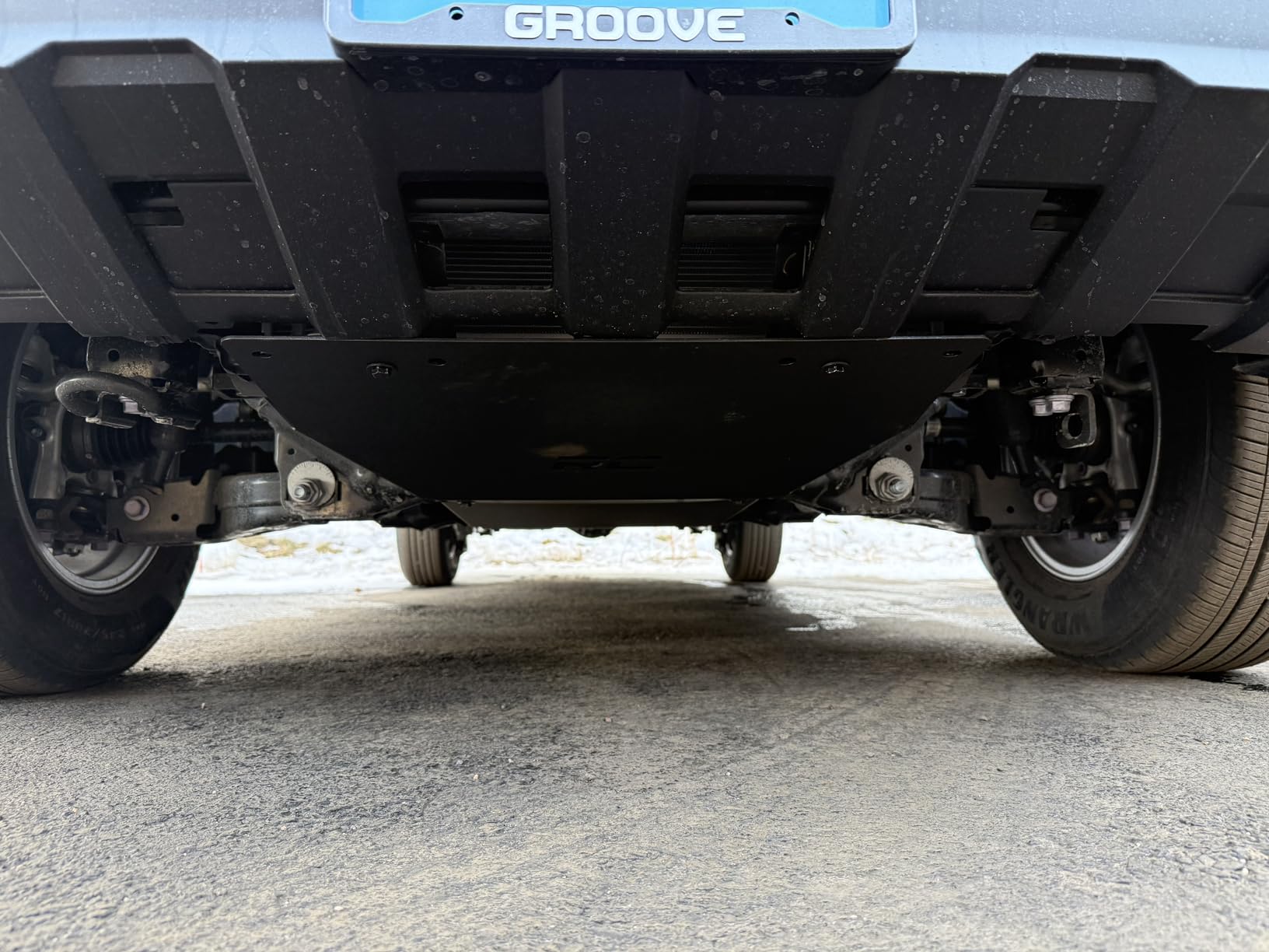 Rough Country Skid Plate Kit for 2024-2026 Toyota Tacoma 2WD/4WD (Non-Hybrid) - 11-Gauge Steel Underbody Armor + Differential Skid, Gloss Black customer photo 2