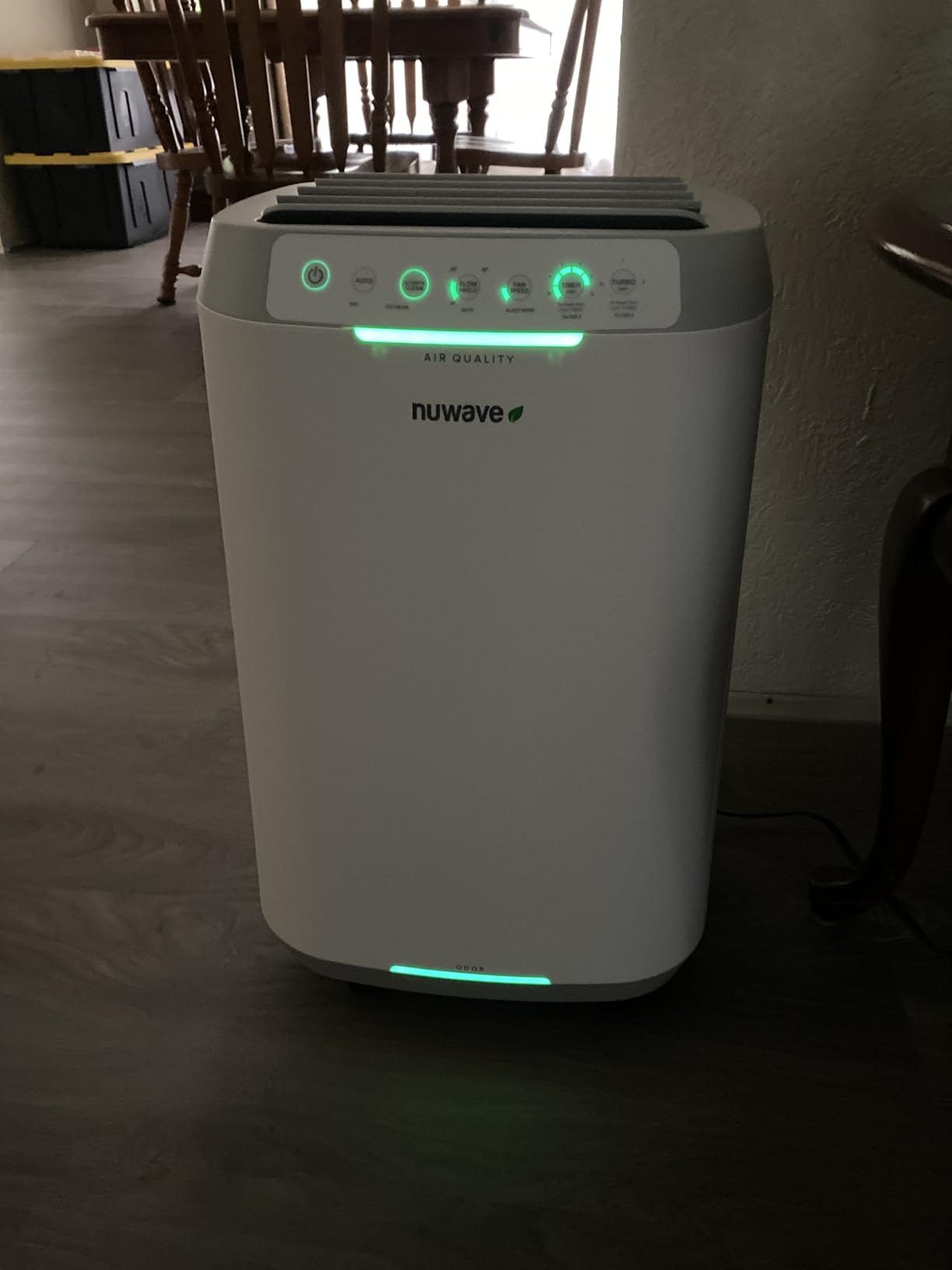 Nuwave Forever Smart Air Purifier for Home, Never Replace Air Filter System, Patented 7-Stage Filtration, Cleans Large Room up to 2,002 Sq Ft, Adjustable Flow Panel, Washable & Reusable Filters customer photo 1