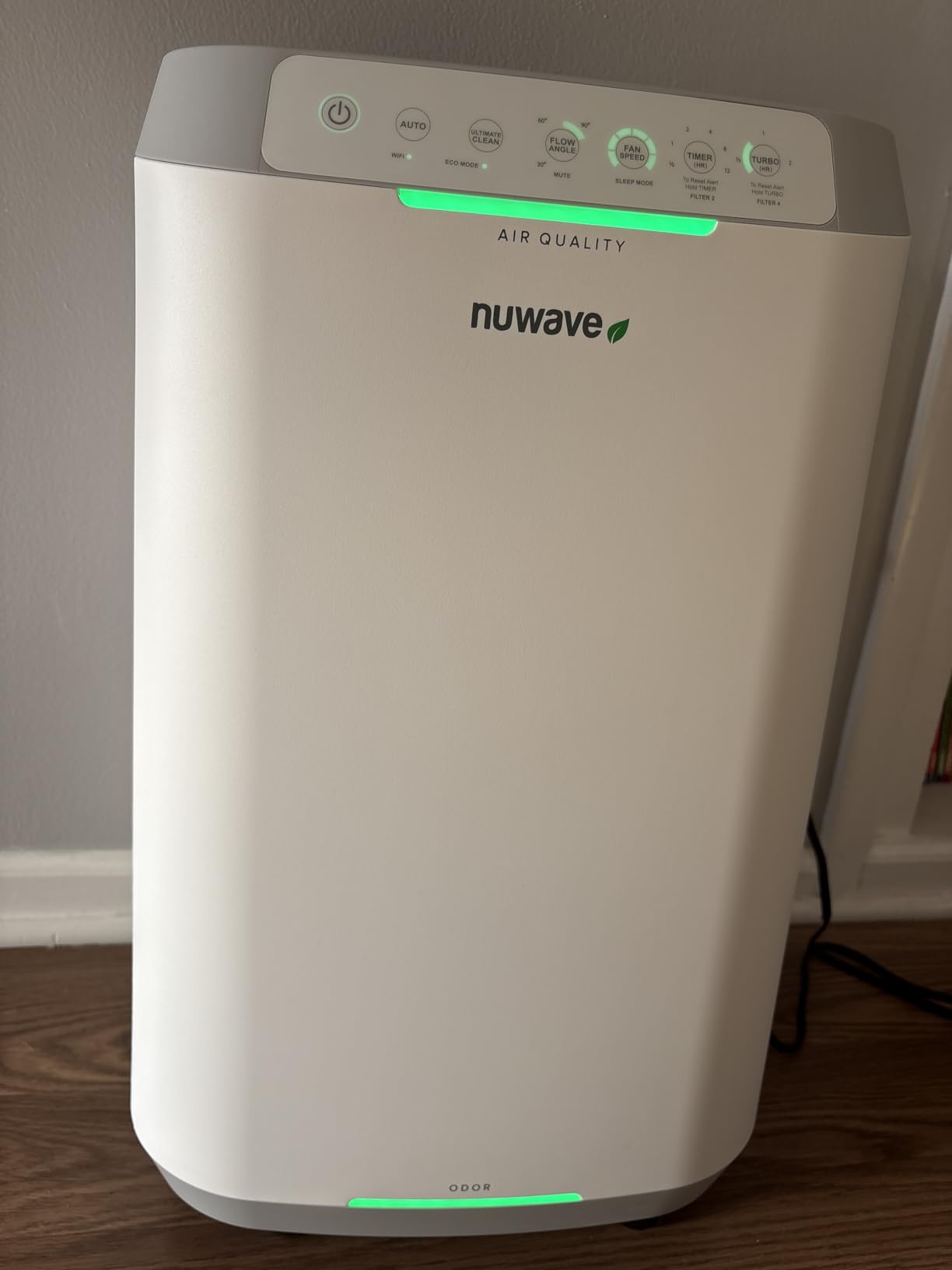 Nuwave Forever Smart Air Purifier for Home, Never Replace Air Filter System, Patented 7-Stage Filtration, Cleans Large Room up to 2,002 Sq Ft, Adjustable Flow Panel, Washable & Reusable Filters customer photo 2