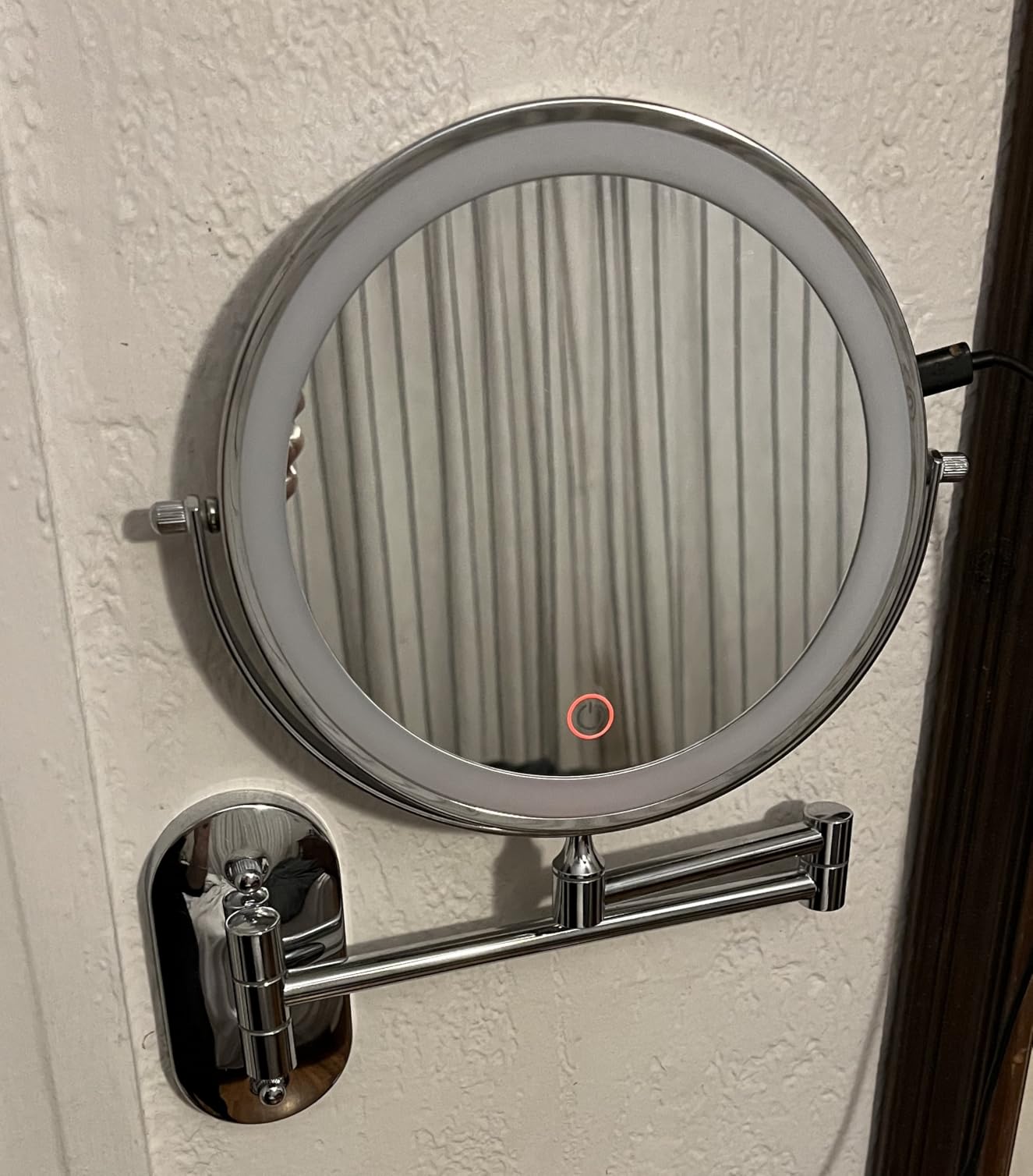 Auxmir 1X/20X Wall Mounted Makeup Mirror, 8