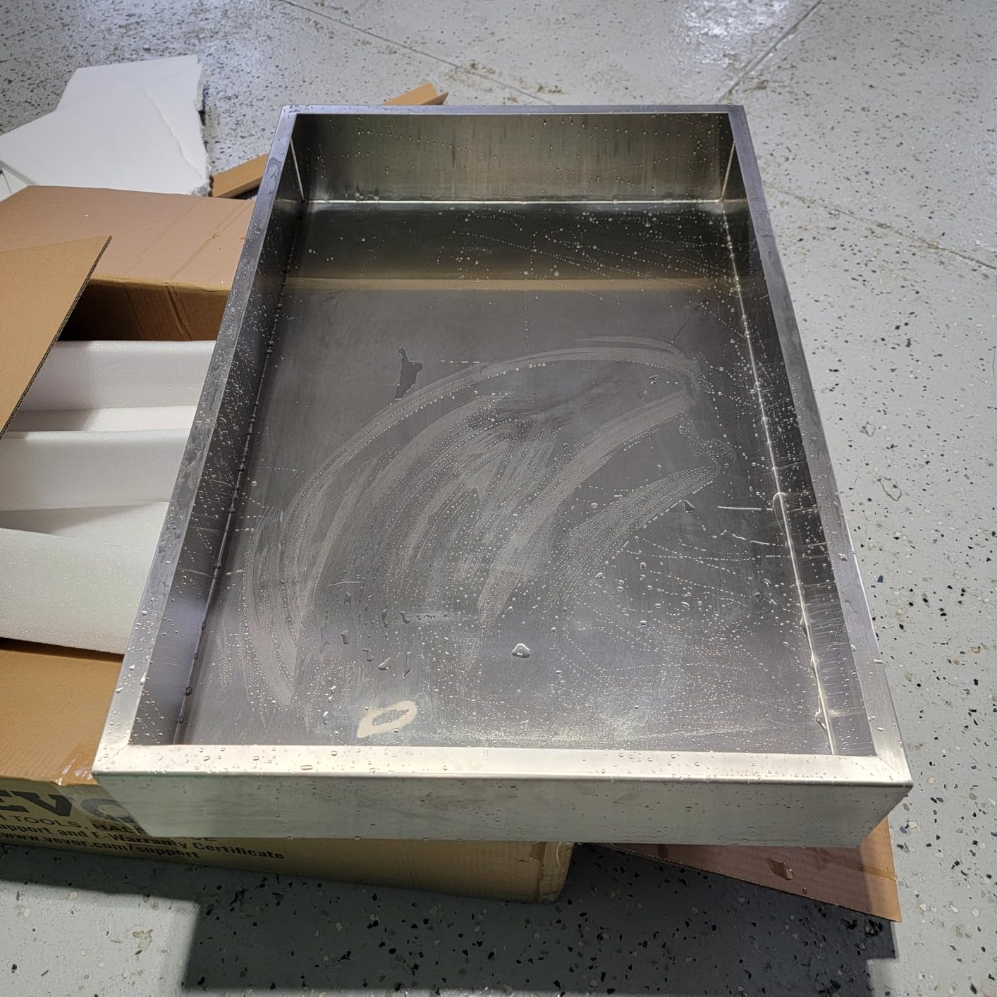 VEVOR Maple Syrup Evaporator Pan, 19.6 Gal, 30 x 16 x 9.5 Inch Maple Syrup,304 Stainless Steel Maple Syrup with Thermometer, 2 Valves and 3 Heating Methods, for Home, Outdoor customer photo 1