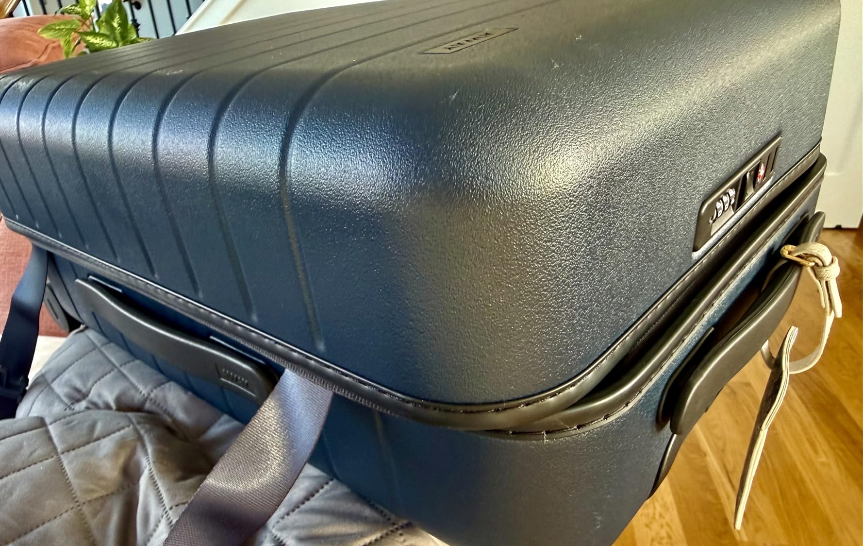 Away The Carry-On Luggage, 22-inch Lightweight Hardside Spinner Suitcase | Durable & Lightweight, Premium 360 Spinner Wheels, Interior Compression System, TSA-Approved Lock, Sea Green customer photo 2