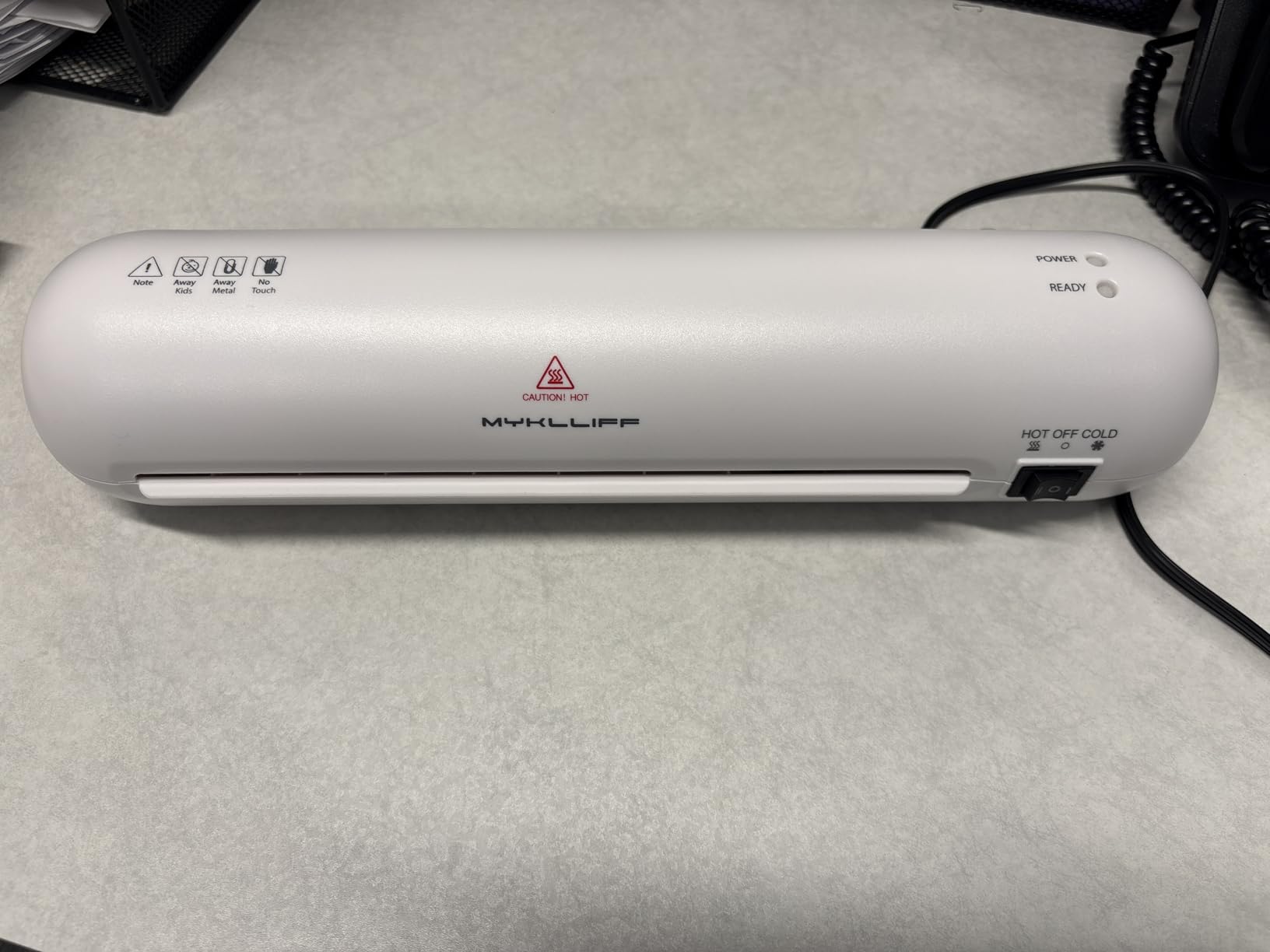 Laminator Machine 9-Inch Portable Thermal Laminater with Hot & Cold Modes, A4 Small Laminating Machine with ABS Jam-Release, 3-Min Warm-Up, 6-in-1 Photo Laminator Kit for Home and Class, White customer photo 2