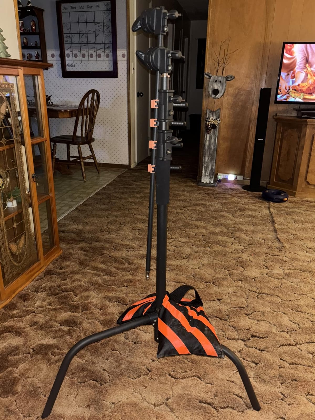 Heavy Duty C Stand with Boom Arm 6.9ft/210cm C Stands 100% Stainless Steel customer photo 1