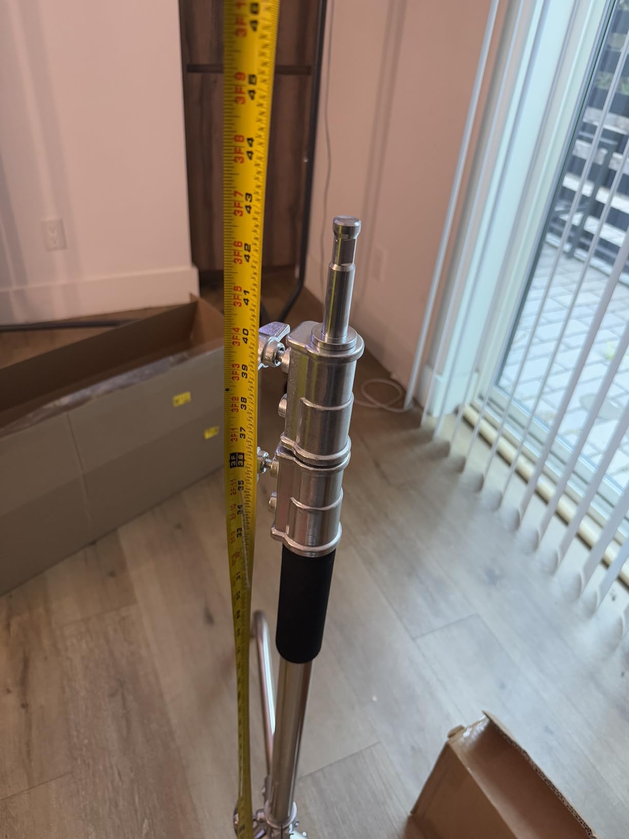 Heavy Duty C Stand with Boom Arm 6.9ft/210cm C Stands 100% Stainless Steel customer photo 2