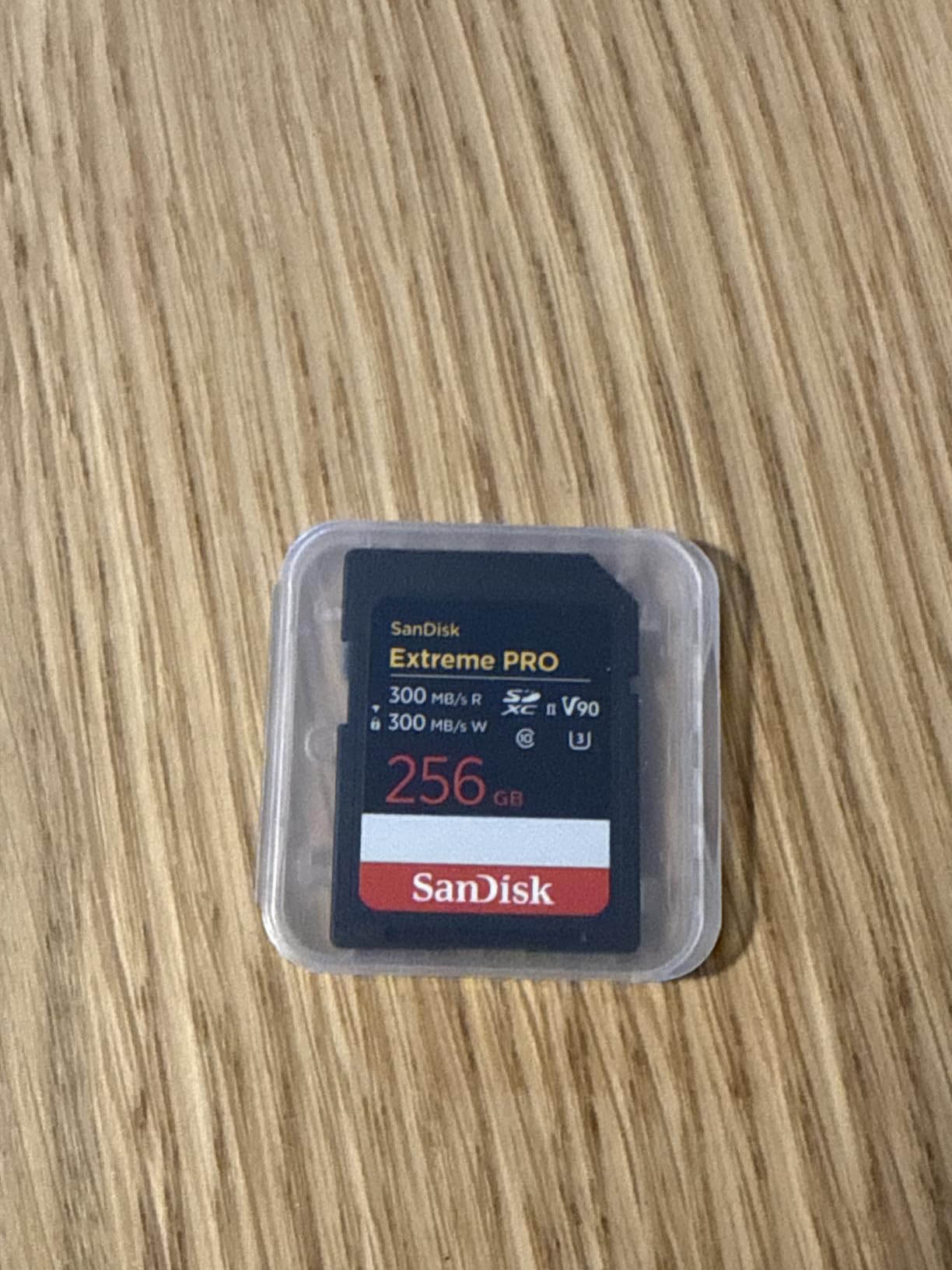 256GB Extreme PRO SD Memory Card, Up to 300MB/s Read Speeds, UHS-II | V90, U3, C10, 8K, 4K UHD, Up to 300MB/s Write Speeds, Ideal for Prosumers + Professionals - SDSDXDM-256G-GN4IN customer photo 2