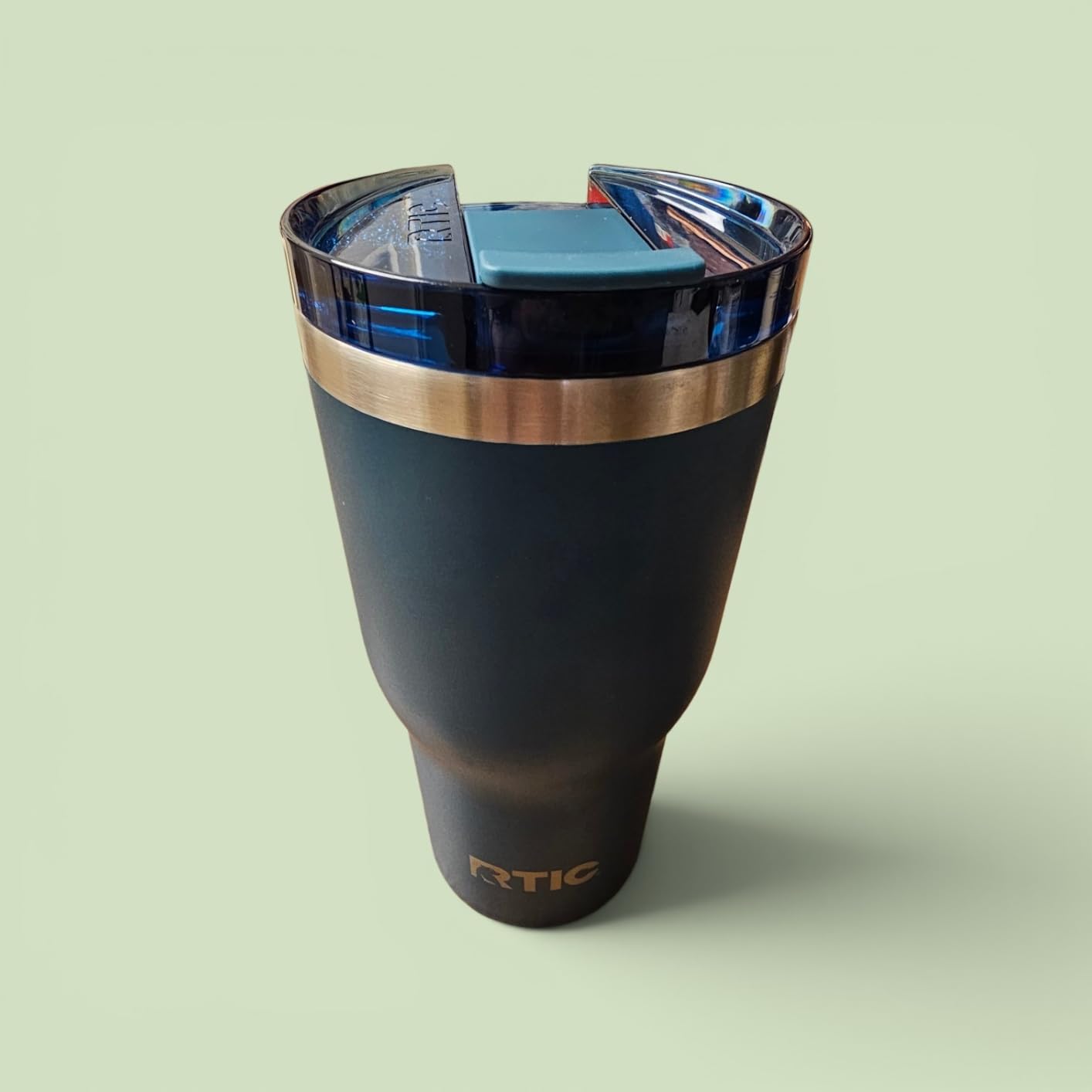 RTIC 20oz Essential Tumbler with Lid, Ceramic Lined, Black | Insulated, Stainless Steel Metal, Portable Travel Cup for Hot and Cold Drinks customer photo 1