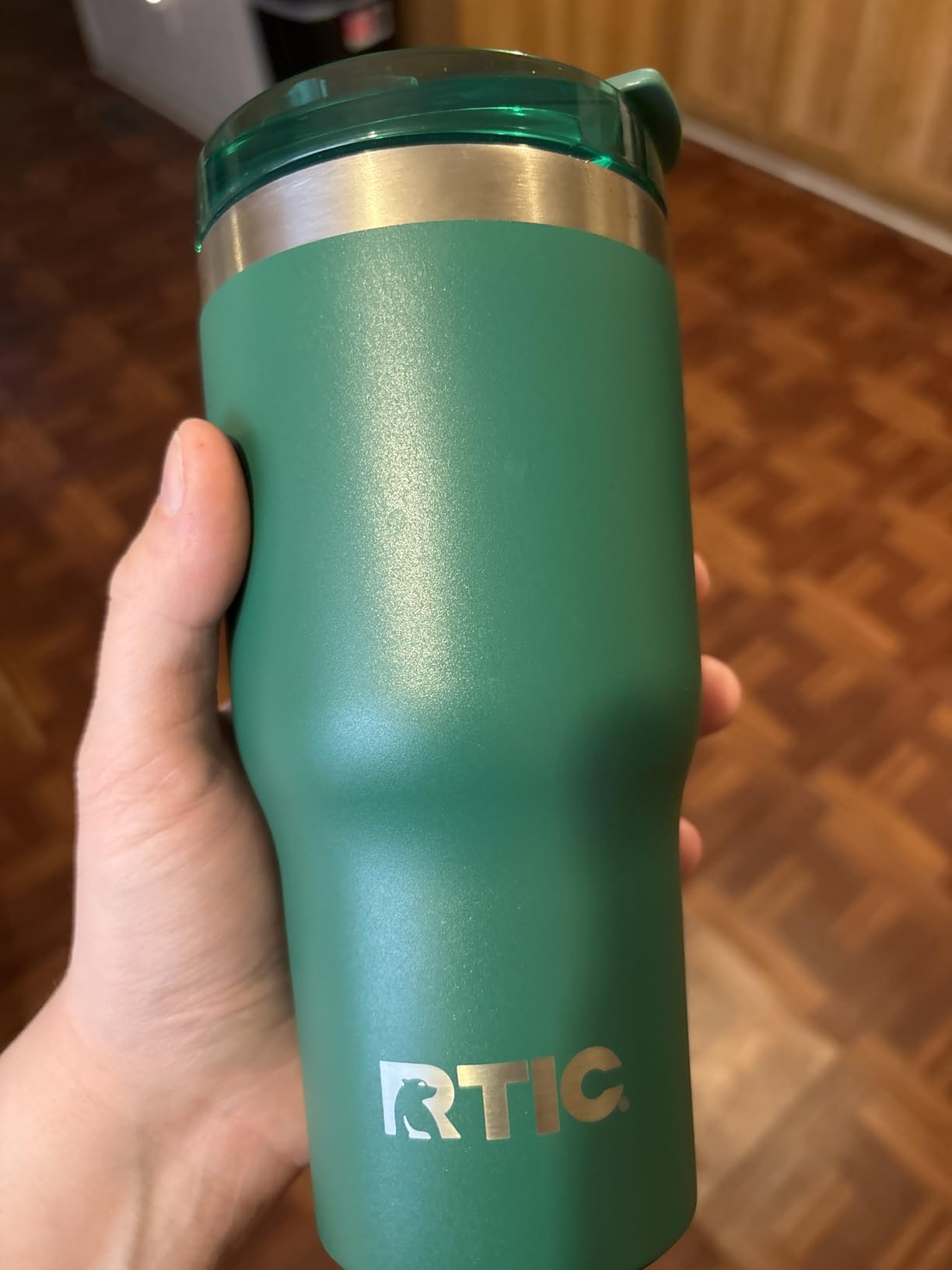 RTIC 20oz Essential Tumbler with Lid, Ceramic Lined, Black | Insulated, Stainless Steel Metal, Portable Travel Cup for Hot and Cold Drinks customer photo 2