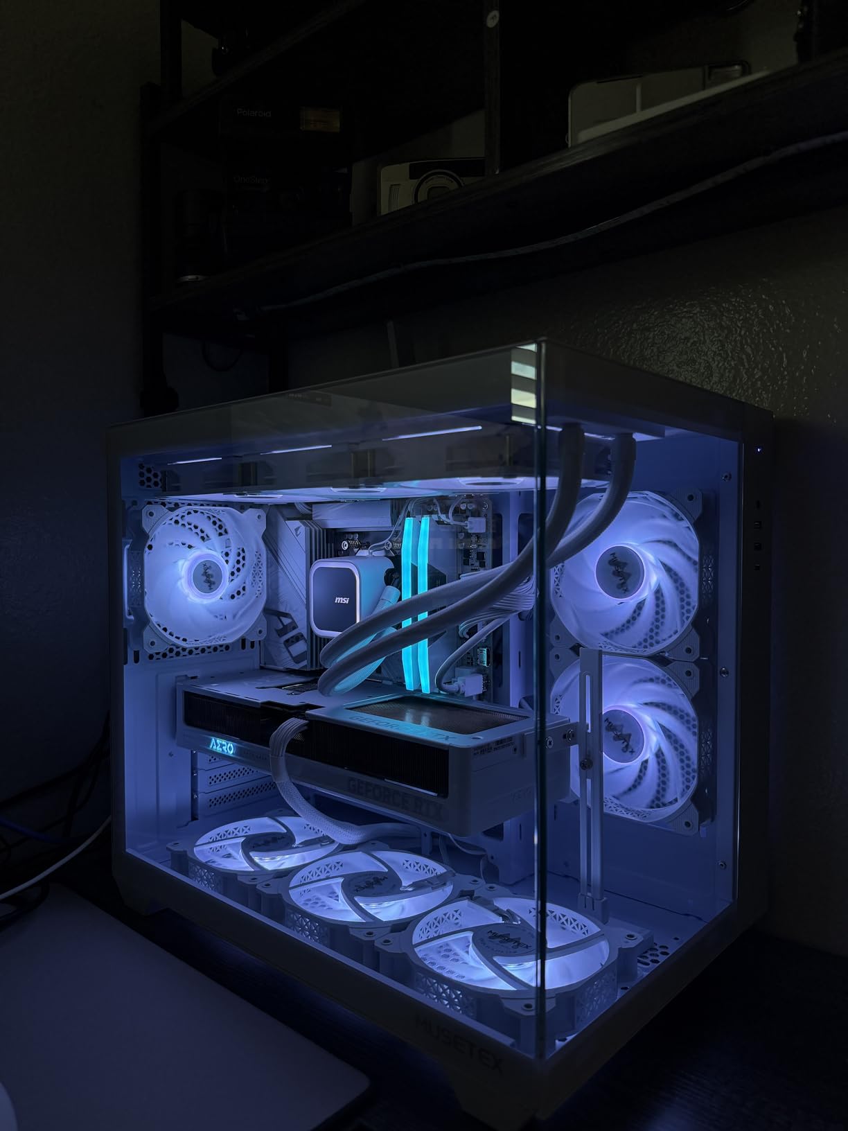 MSI MAG Coreliquid A13 360 White - AIO ARGB CPU Liquid Cooler - 360mm Radiator - LGA 1700/1851 / AM5/AM4 Compatible - Triple 120mm ARGB PWM Fans, White customer photo 1