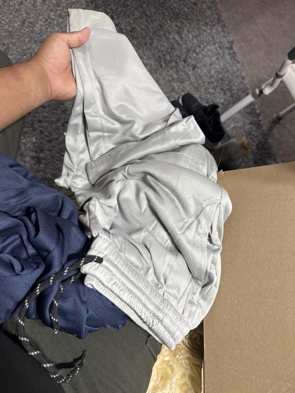 3 Pack Men's Sweatpants Open Bottom Joggers Lightweight Quick Dry Athletic Pants with Pockets for Workout & Lounge customer photo 2