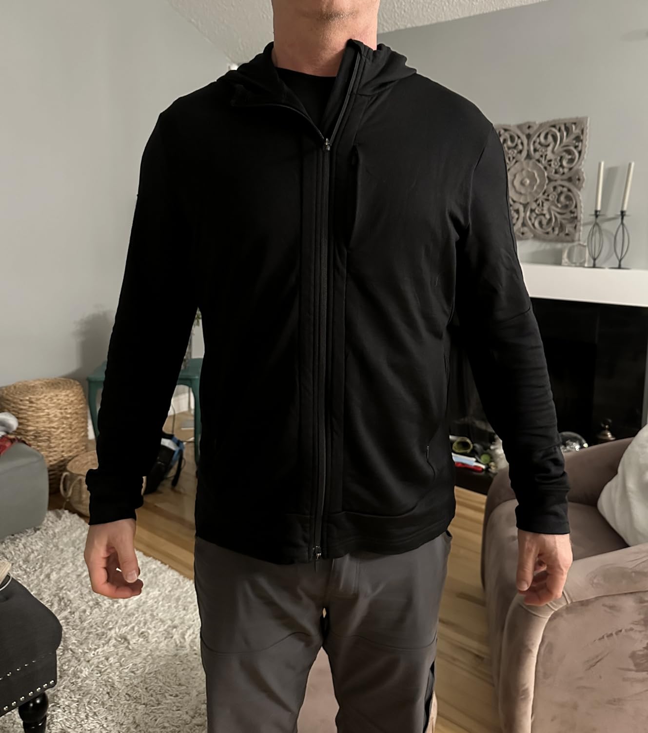 icebreaker Men's Merino 260 Quantum Long Sleeve Zip Hoodie customer photo 2