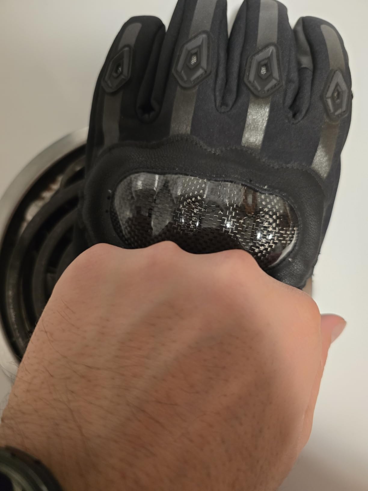 Heated Motorcycle Gloves for Men & Women - 7.4V 3000mAh Rechargeable Batteries, Electric, Touchscreen, Waterproof, Windproof, Non-Slip, Skiing, Cycling, Fishing customer photo 1