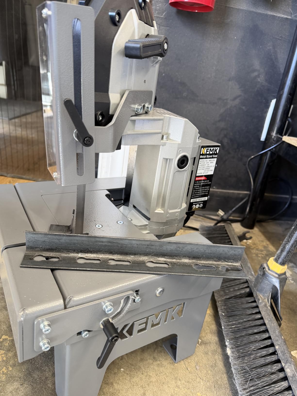 table top band saw, 5’’ Cutting, 137-472 FPM, 10A motor metal bandsaw customer photo 1
