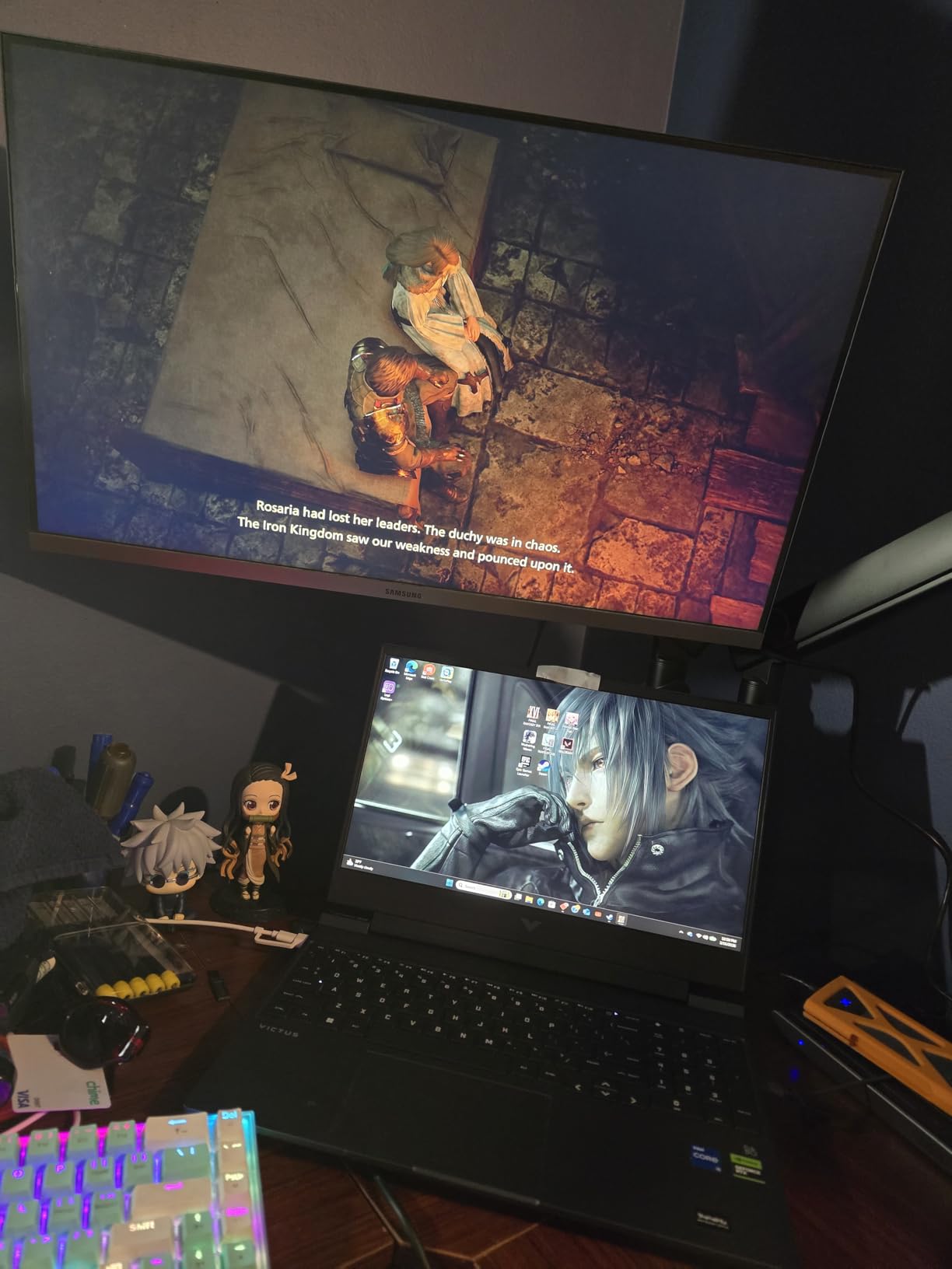 HP Victus 15.6 inch FHD 144Hz Gaming Laptop Intel Core i5-13420H NVIDIA GeForce RTX 4050 6GB - 16GB DDR4 512GB SSD Mica Silver (2024) customer photo 2