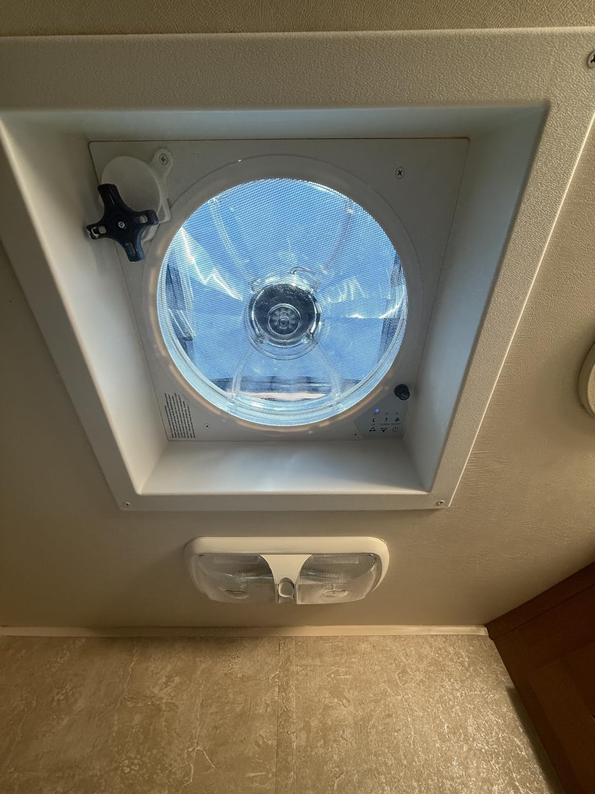 RV Vent Fan 14x14, 10-Speed Roof Vent Fan with Remote Control & Rain Sensor, 12V RV Exhaust Fan customer photo 2