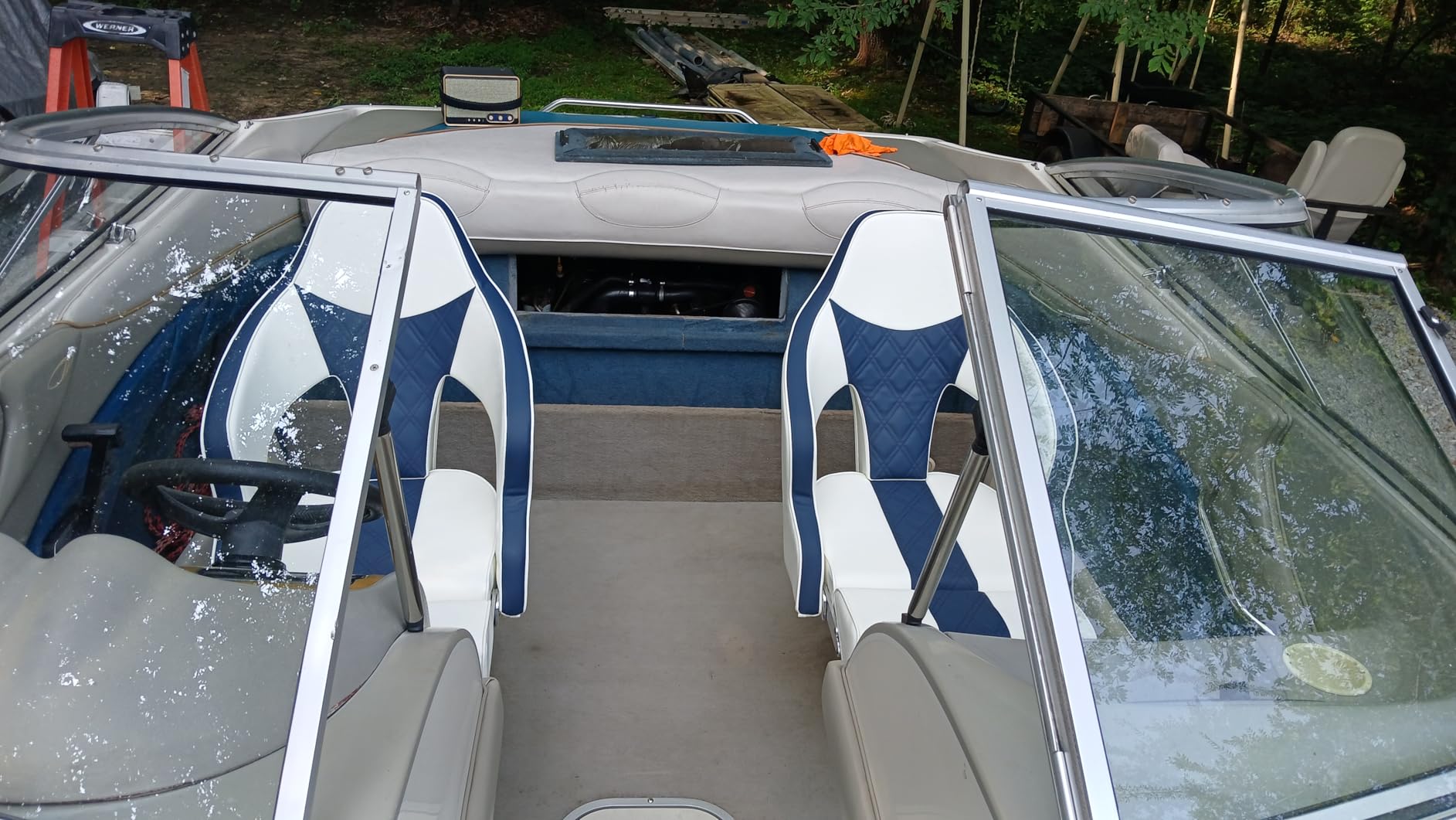 ERGOSEAT High Back Captain Seat for Boats Pontoon Captain Chair Bass Boat Seats Marine Captains Chair Boat Bucket Seat with Armrest customer photo 1