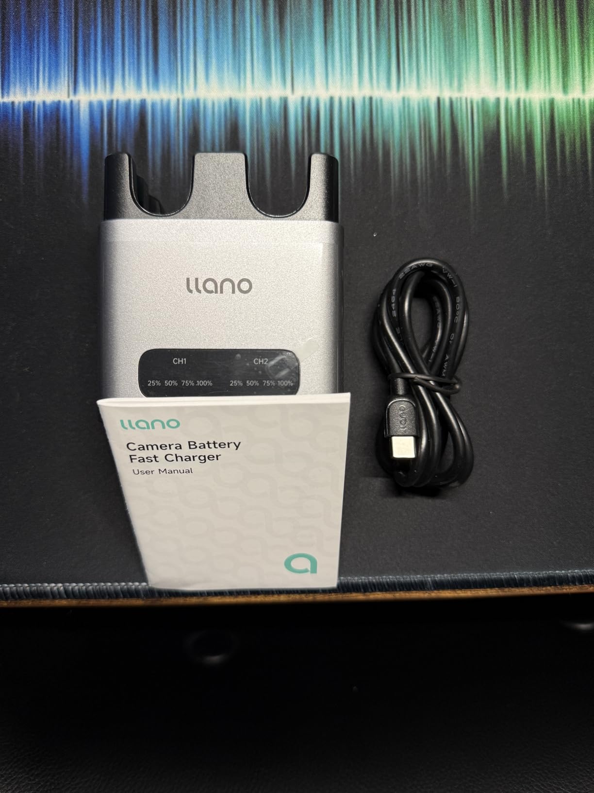 llano EN-EL15C Fast Battery Charger, 20W 2-Slot USB-C, CNC Aluminum Body customer photo 1
