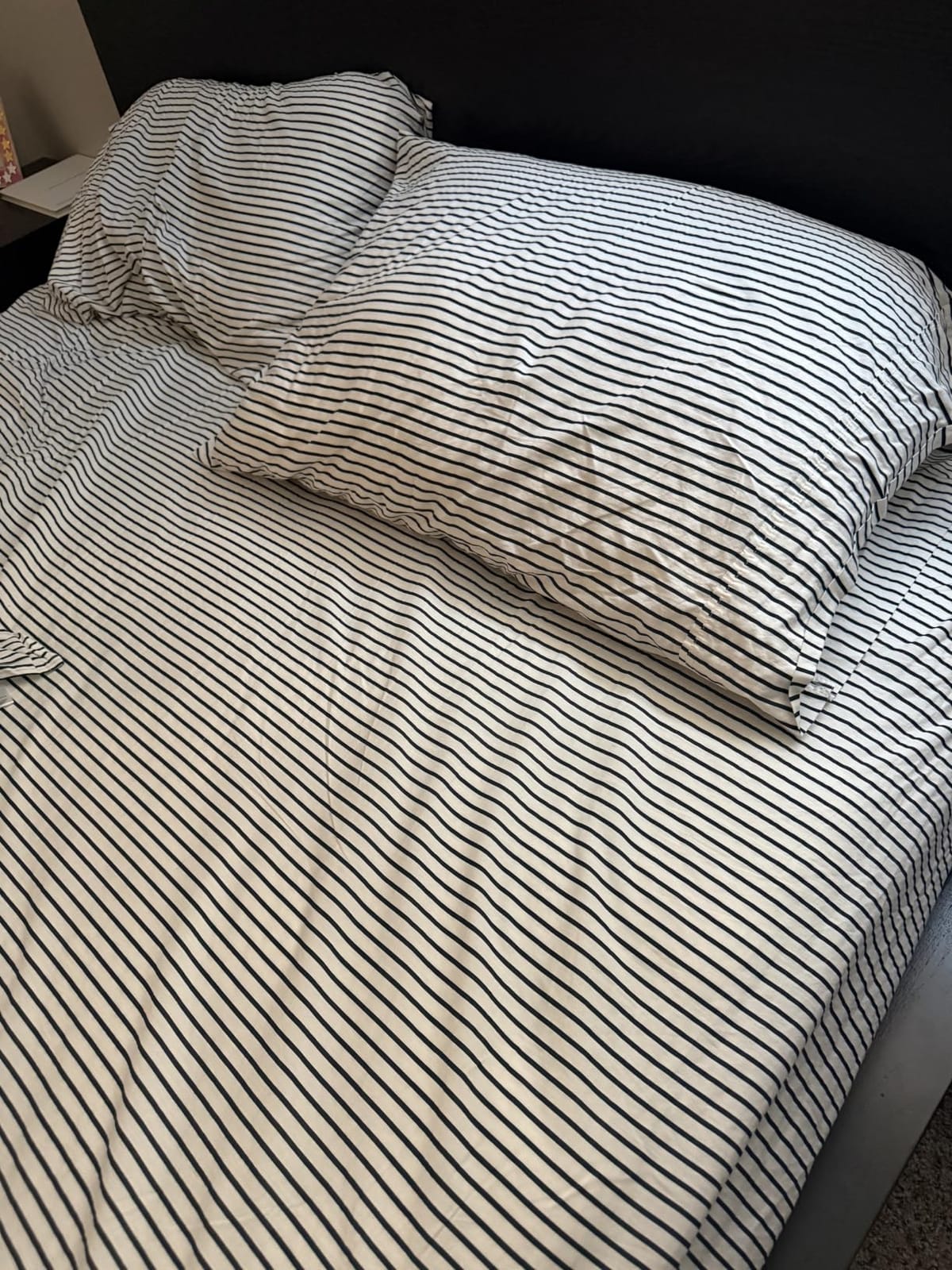 Amazon Basics 100% Organic Cotton Kids' Sheet Set with Pillowcase, Twin Size, Spotted Dogs customer photo 2