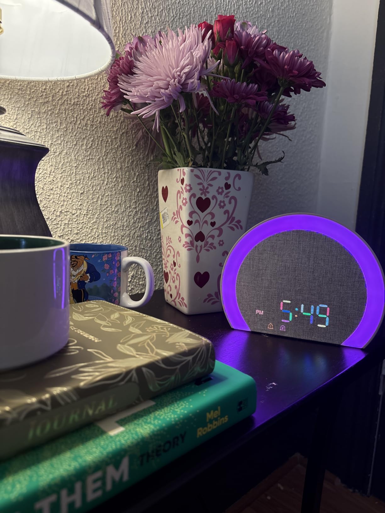 ANJANK Extra Loud Alarm Clock with Wireless Bed Shaker, Vibrating Dual Alarm with Light Wake Up for Heavy Sleepers & Hearing Impaired, 9-Color Night Light customer photo 2