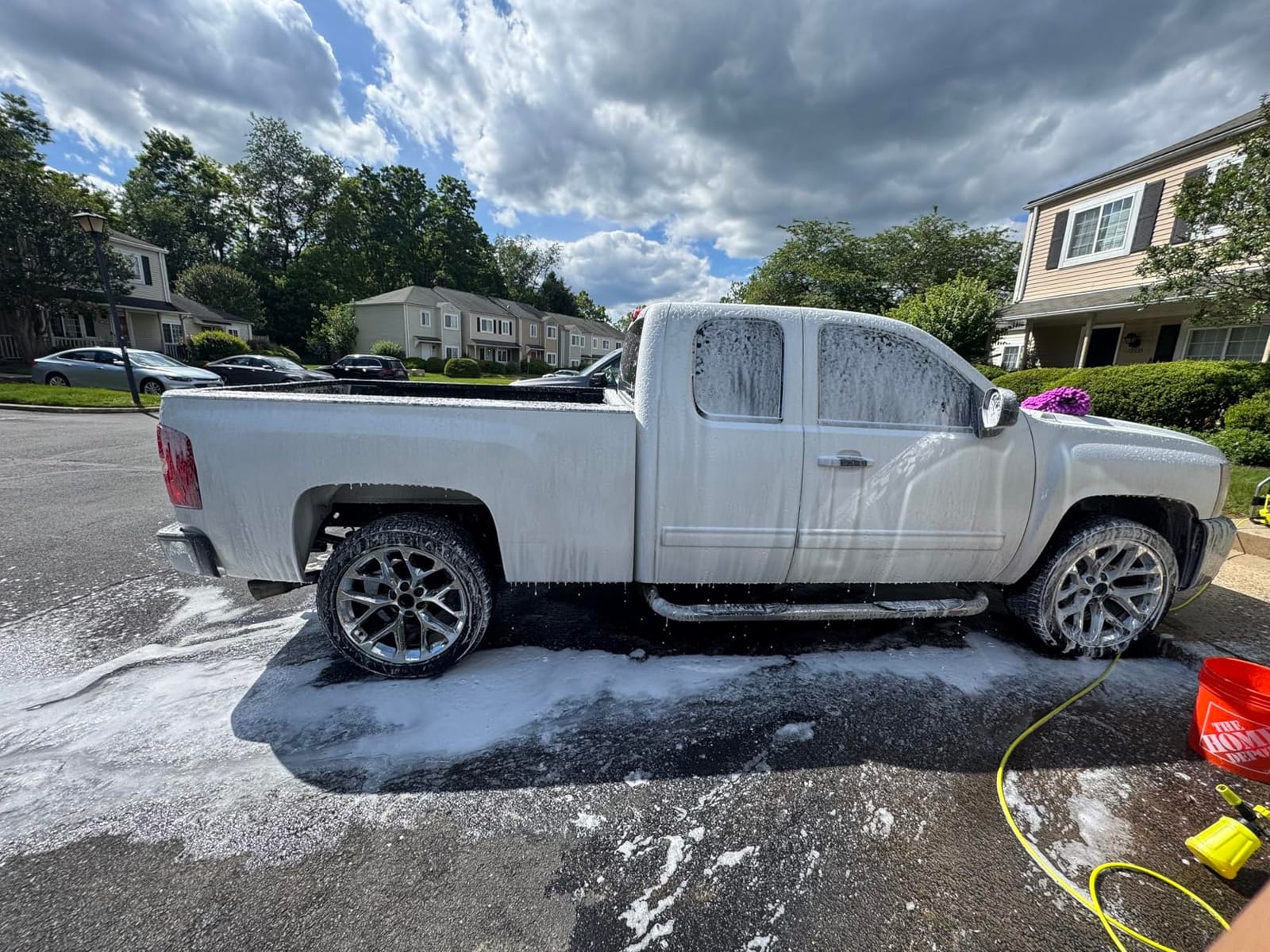 M MINGLE Pressure Washer Gun with Foam Cannon & Dual Connector Accessory | Car Wash Foam Gun Kit with 1/4 Inch Quick Connector, 5 Pressure Washer Nozzle Tips customer photo 2