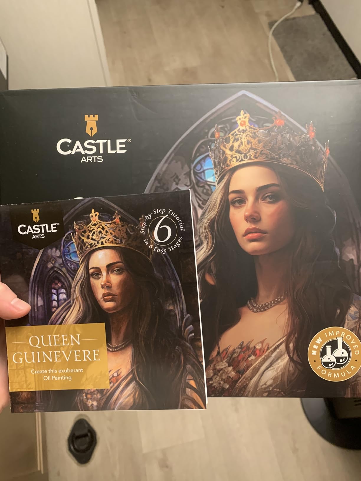 Castle Art Supplies 24 X 12ML Oil Paint Set | Great Value Set for Adult Artists, Beginners and Advanced | Vibrant Variety of Smooth-to-Use Colors | in Impressive Presentation Box with Tutorial (New) customer photo 2