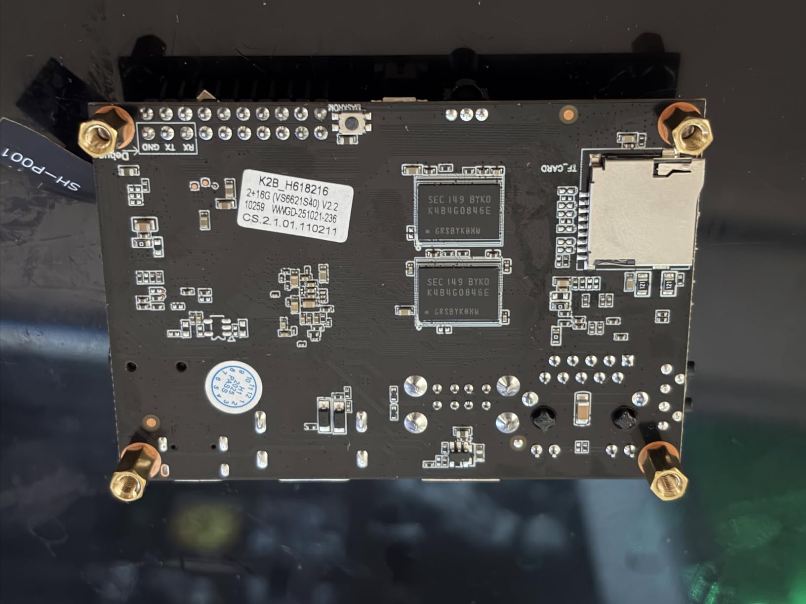 K2B Single Board Computer, Allwinner H618 Quad Core 64 Bit Development Board Up to 1.5GHz 4G LPDDR4 32G eMMC Run Android 12.0/Ubuntu 2204 customer photo 1