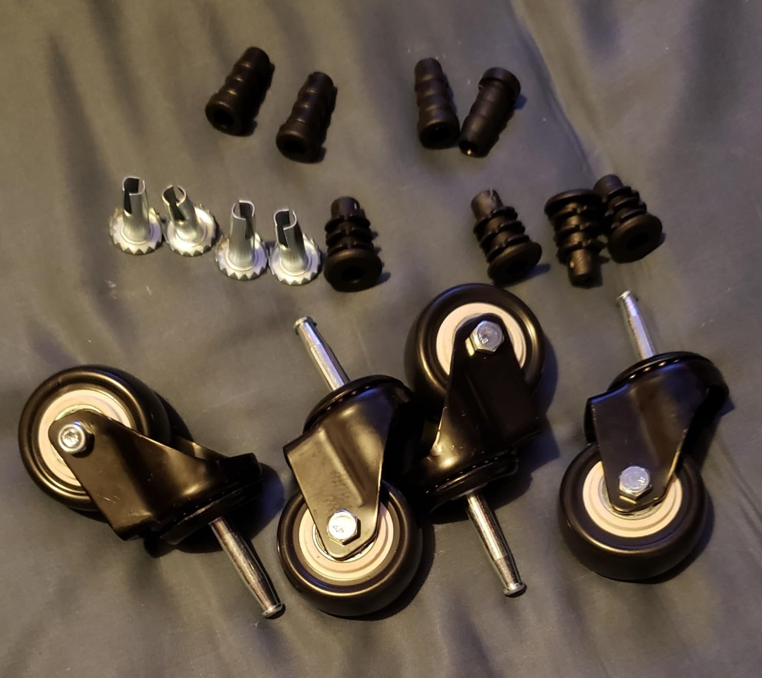 2 Inch Shop Vac Wheels Replacement Parts Stem Casters 5/16