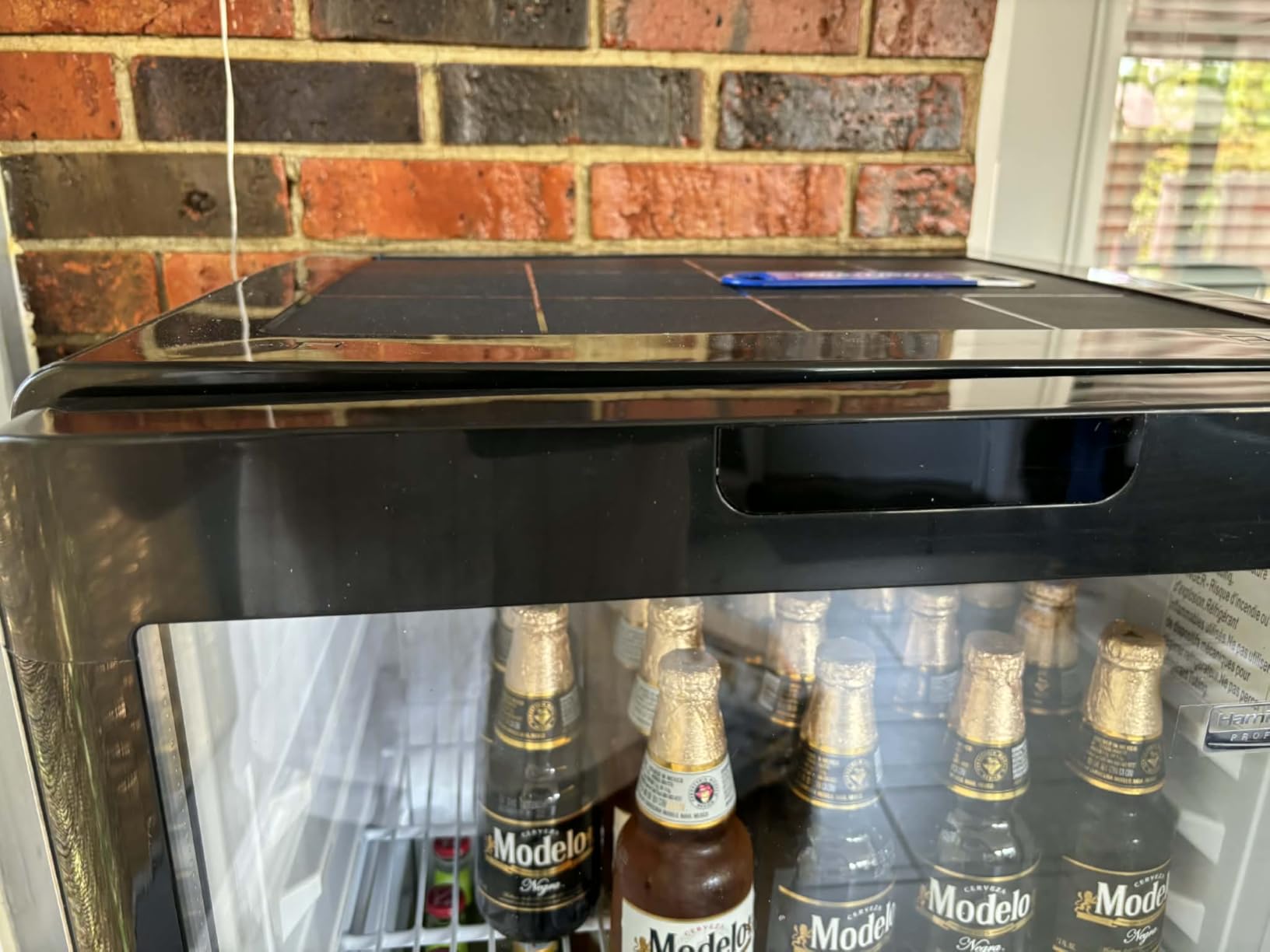 Hamilton Beach, 8.5 Cu. Ft. Commercial Glass Door Display Merchandiser Refrigerator Cooler, ETL, Black customer photo 1
