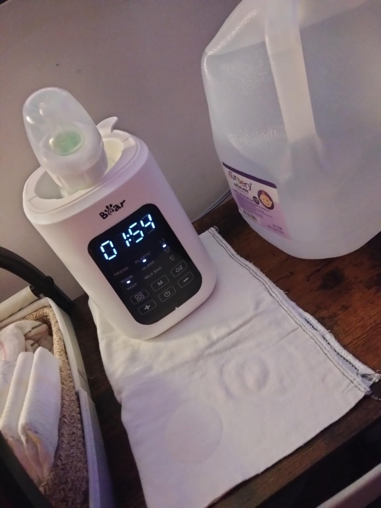 Bear Baby Bottle Warmer, Milk Warmer Breastmilk Bag Formula Fast Warming for New Born Baby Bottles, with Time Temp Control Automatic Shut Off at Home Use customer photo 1