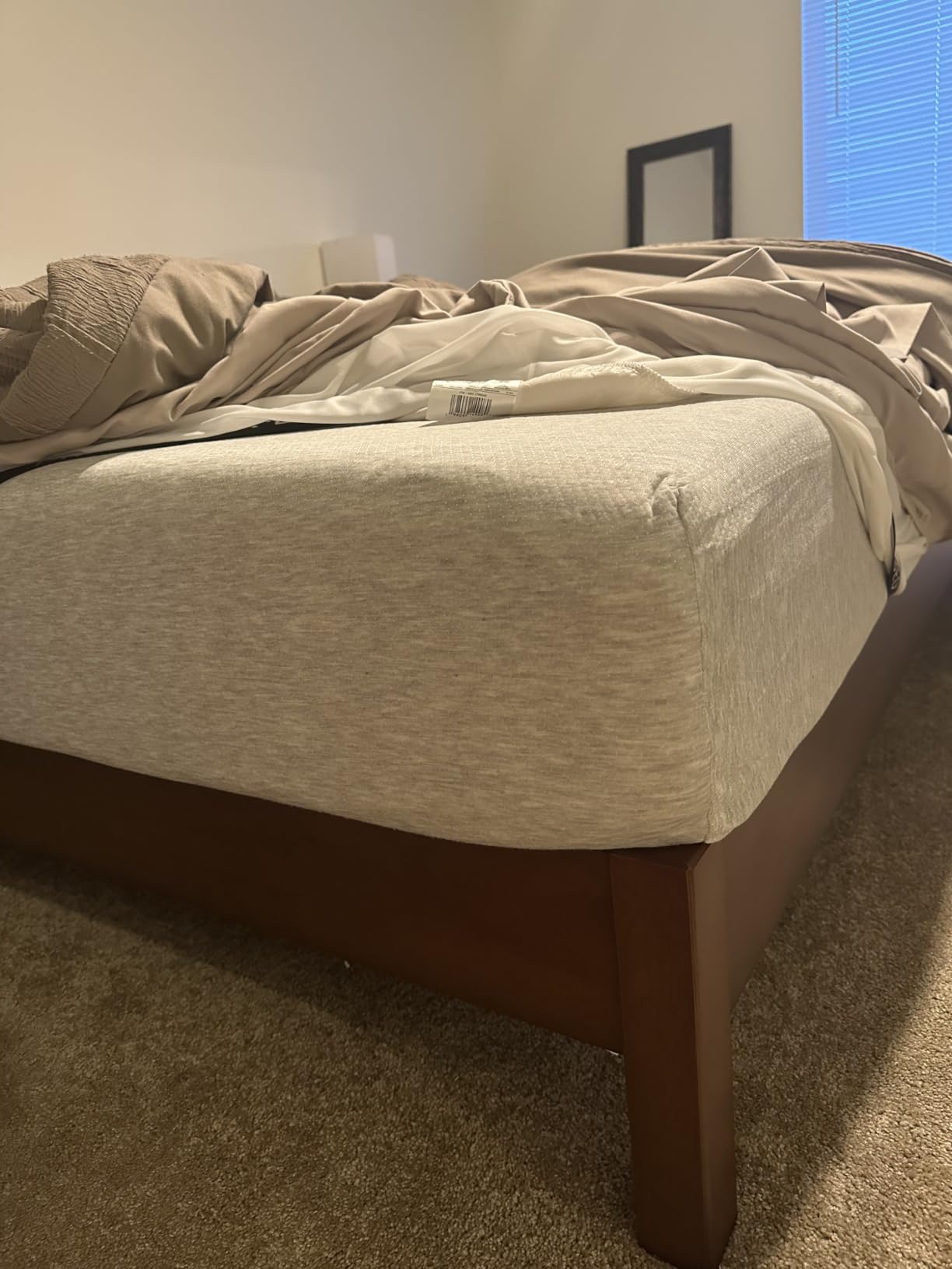 LIFEMENT 6 Inch Twin Mattress for Kids, Bamboo Cover Memory Foam Bed | Medium Firm Memory Foam Mattress in a Box, Breathable Bamboo Cover, Pressure Relief, Fiberglass Free, CertiPUR-US Certified customer photo 2